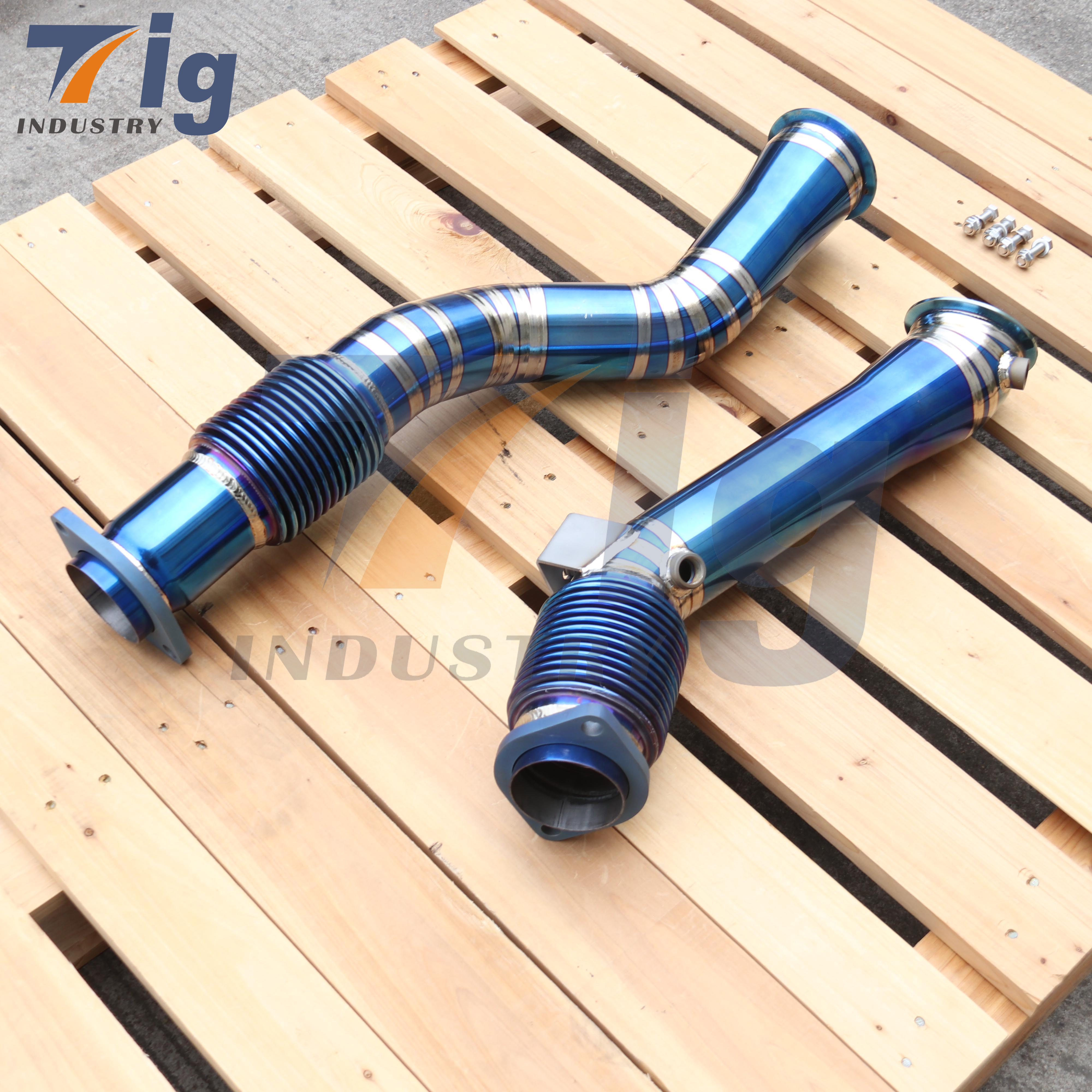 Titanium Exhaust System For BMW X3M F97 Downpipe