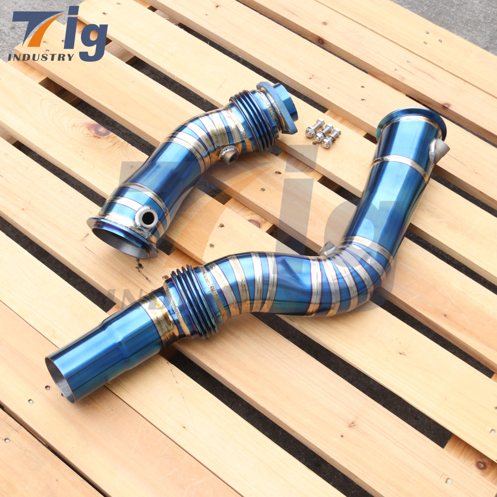 F80 F82 M3 M4 S55 Titanium Turbos Exhaust Downpipe
