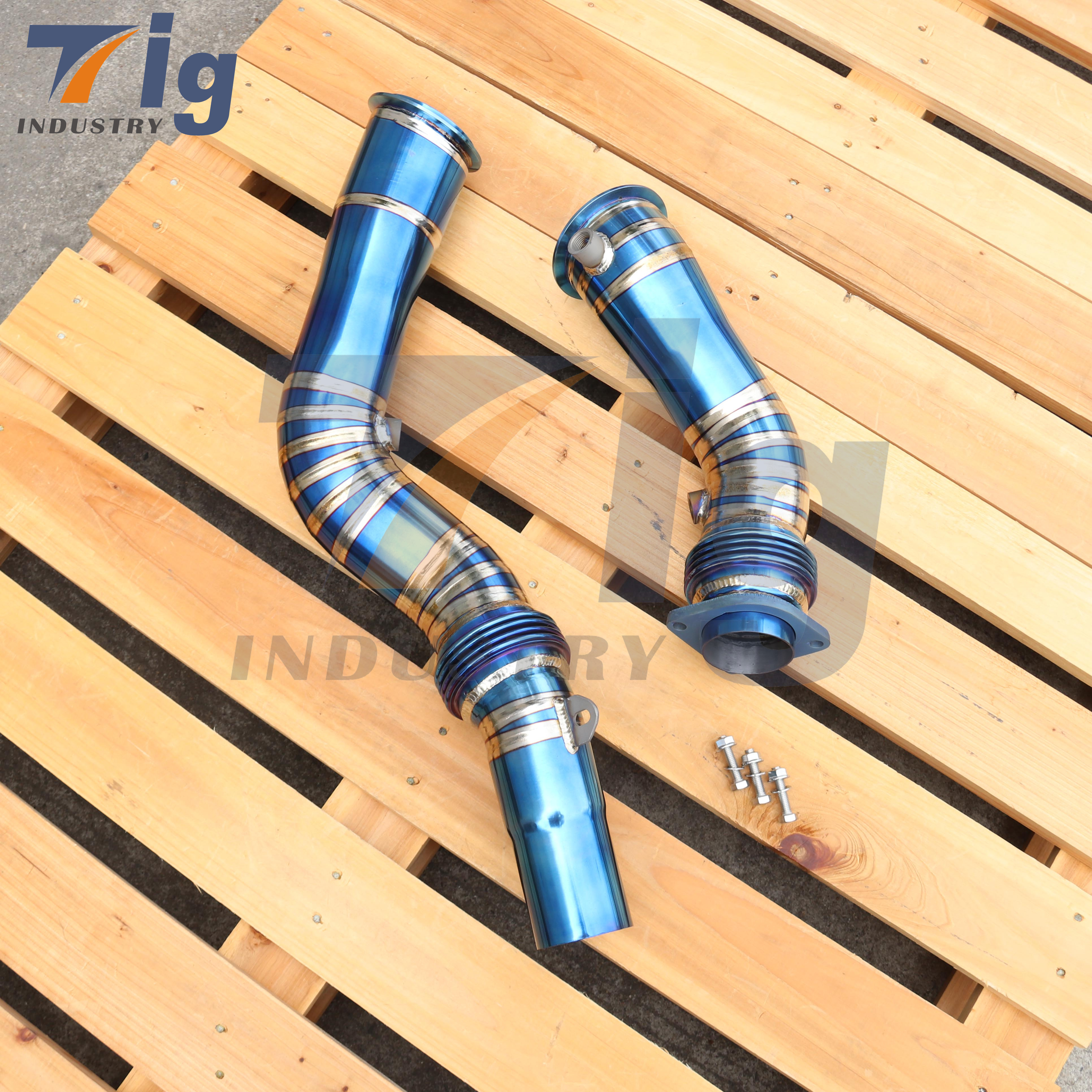F80 F82 M3 M4 S55 Titanium Turbos Exhaust Downpipe