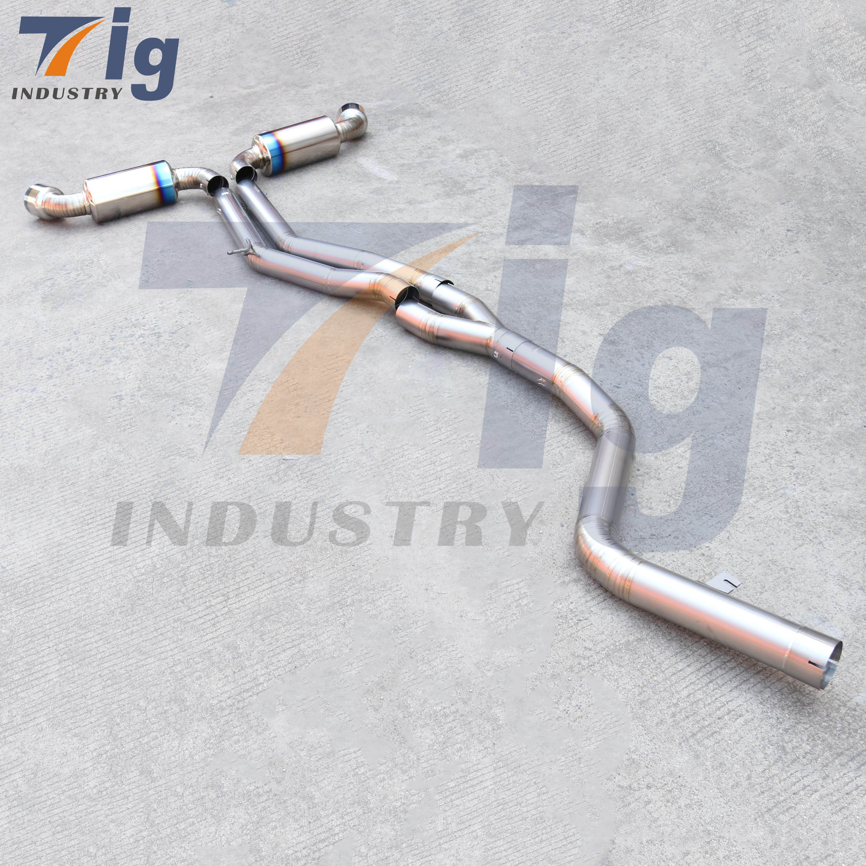 Expreme Full Titanium Muffler Kit Type-D Dual Ti Tips Toyota Supra 20-21