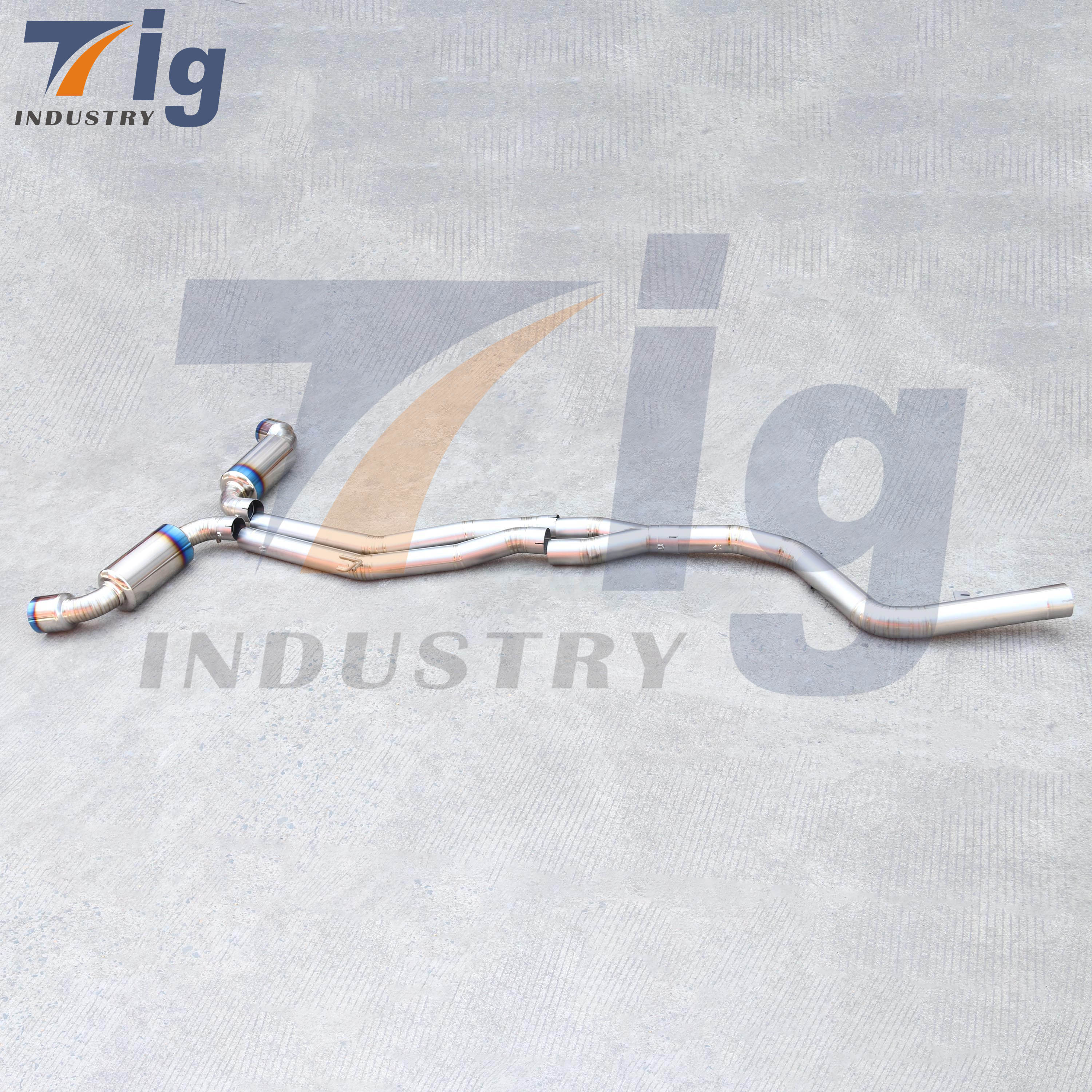 Expreme Full Titanium Muffler Kit Type-D Dual Ti Tips Toyota Supra 20-21