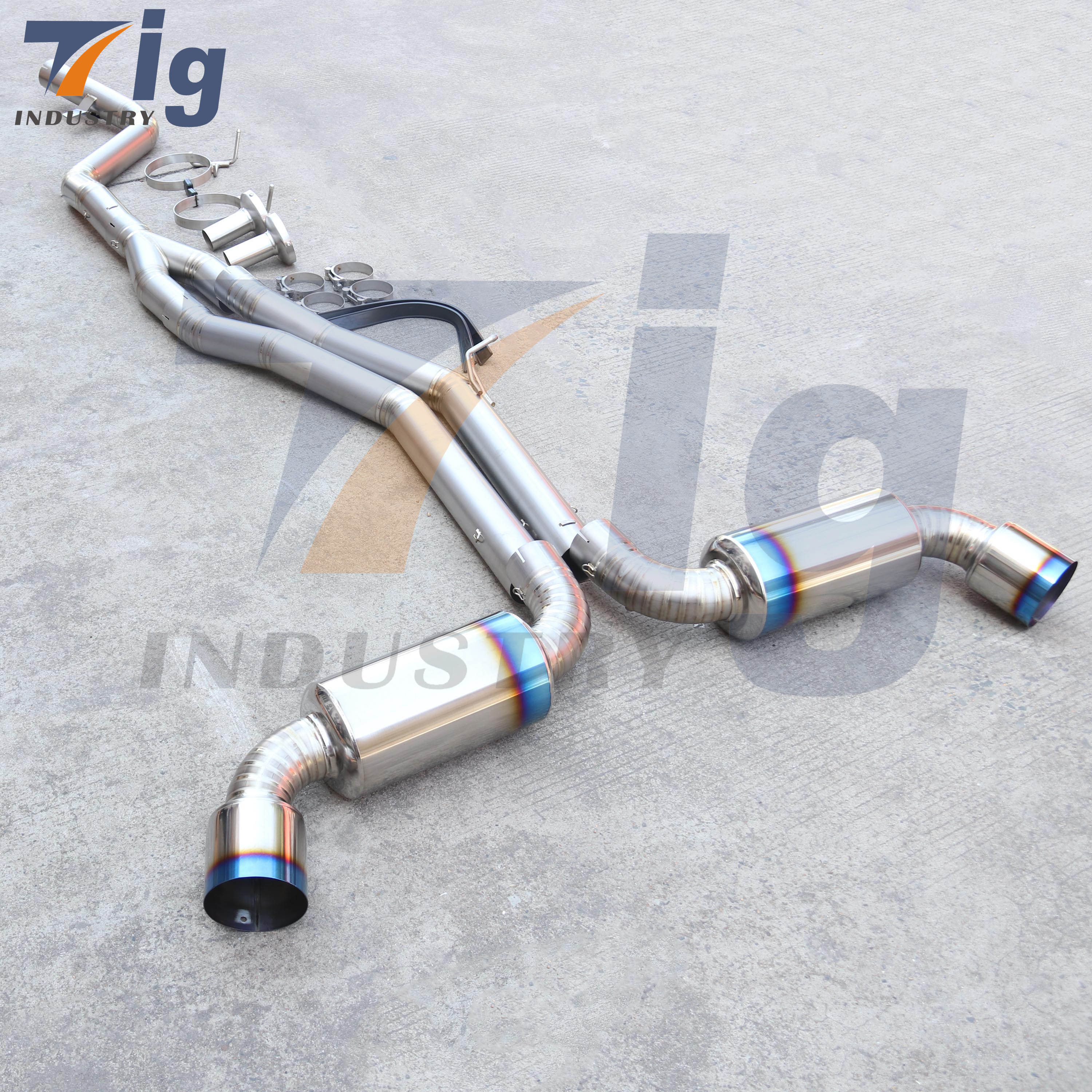 Expreme Full Titanium Muffler Kit Type-D Dual Ti Tips Toyota Supra 20-21