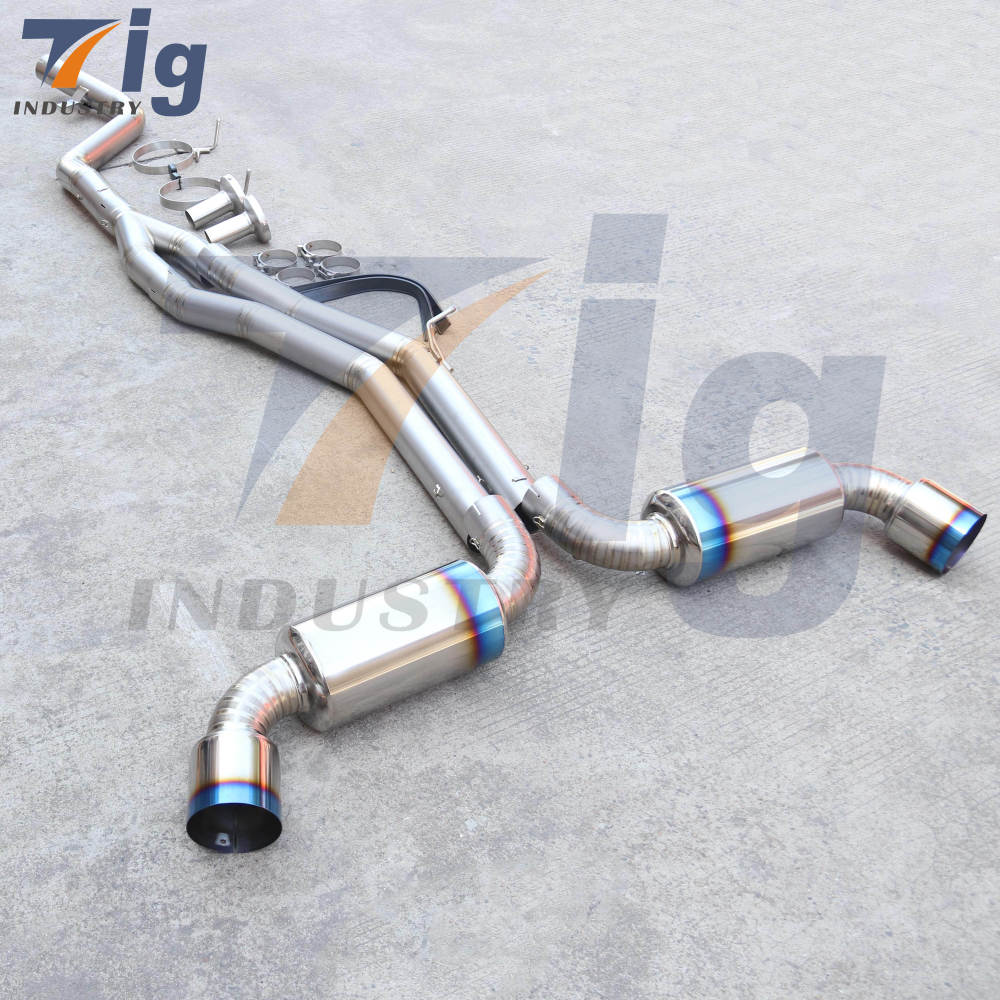 Expreme Full Titanium Muffler Kit Type-D Dual Ti Tips Toyota Supra 20-21