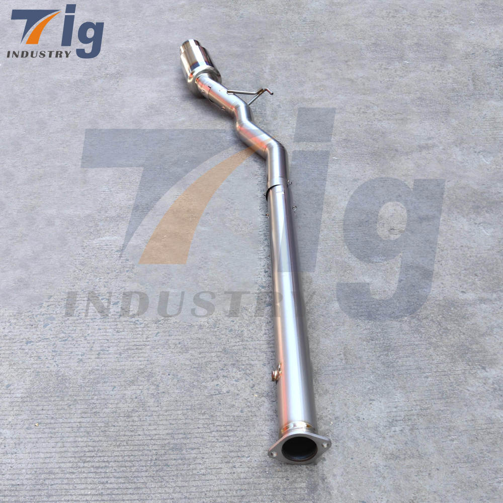 Extreme Titanium Muffler Exhaust Mitsubishi EVO 7 8 9 with JDM Bumper