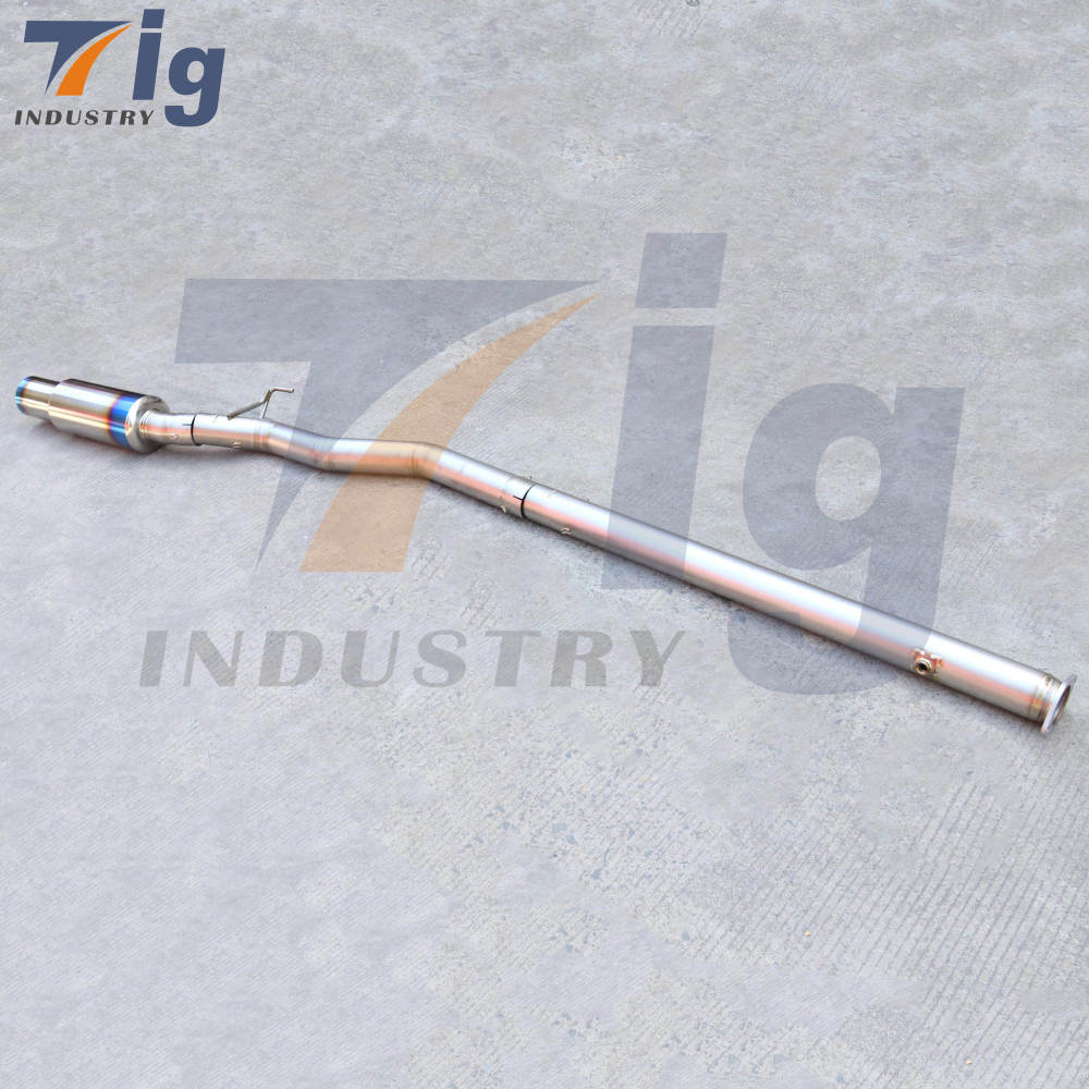 Extreme Titanium Muffler Exhaust Mitsubishi EVO 7 8 9 with JDM Bumper