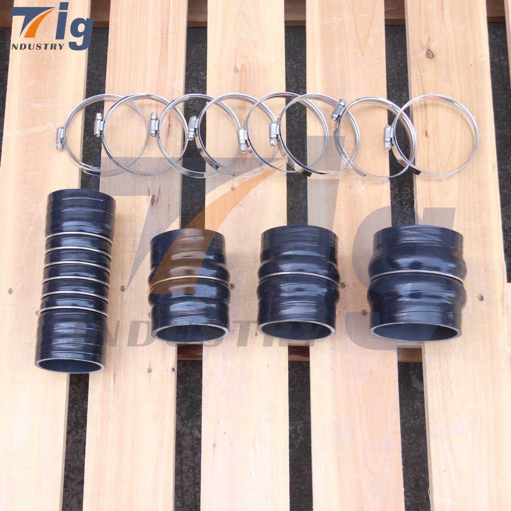 Dodge 6.7L Cummins 24V 5 Ply Silicone CAC Intercooler Boot Kit 2007.5-2009