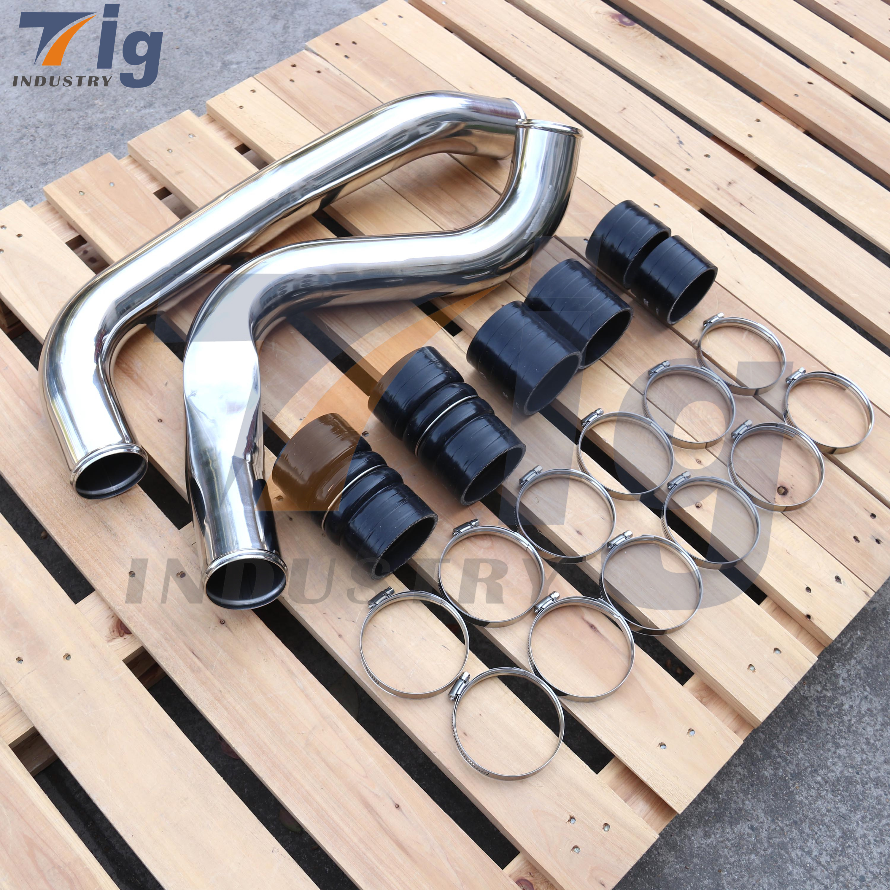 1999.5-2003 FORD 7.3L POWERSTROKE HEAVY DUTY TURBO INTERCOOLER PIPES WITH BOOTS AND CLAMPS