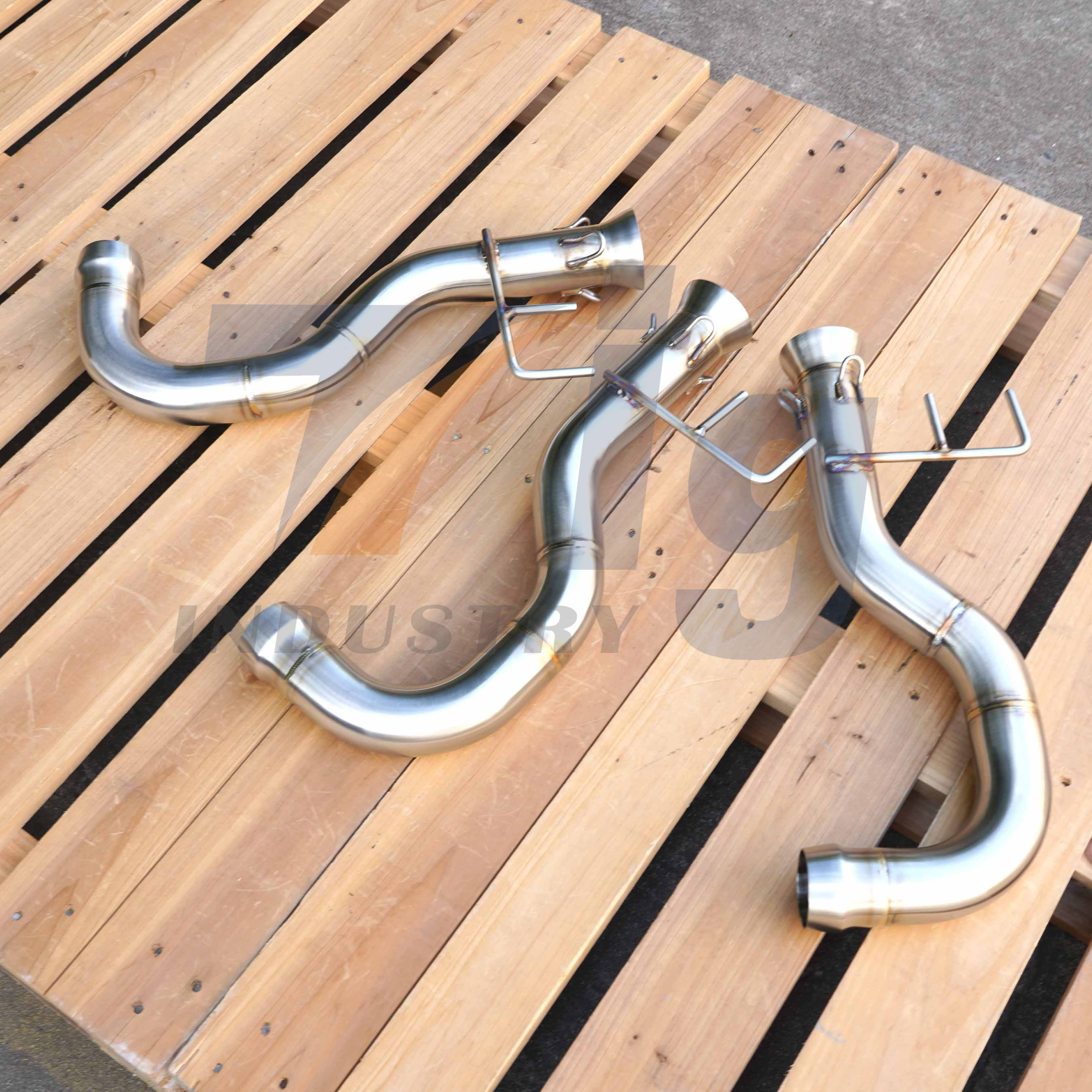 Can-Am Spyder F3 Stock Muffler Modified Exhaust Mid Link Pipe SS304 2007-2022