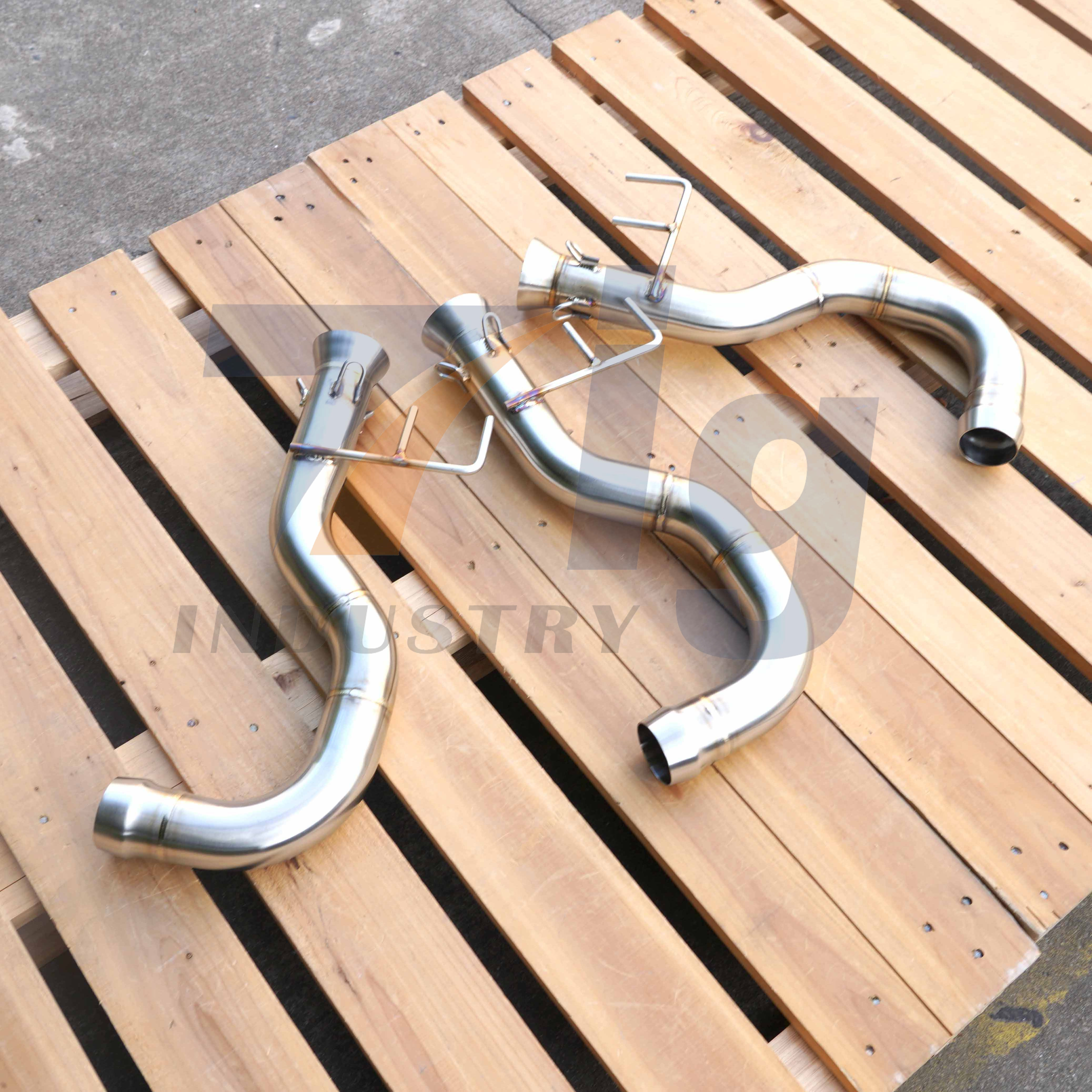 Can-Am Spyder F3 Stock Muffler Modified Exhaust Mid Link Pipe SS304 2007-2022
