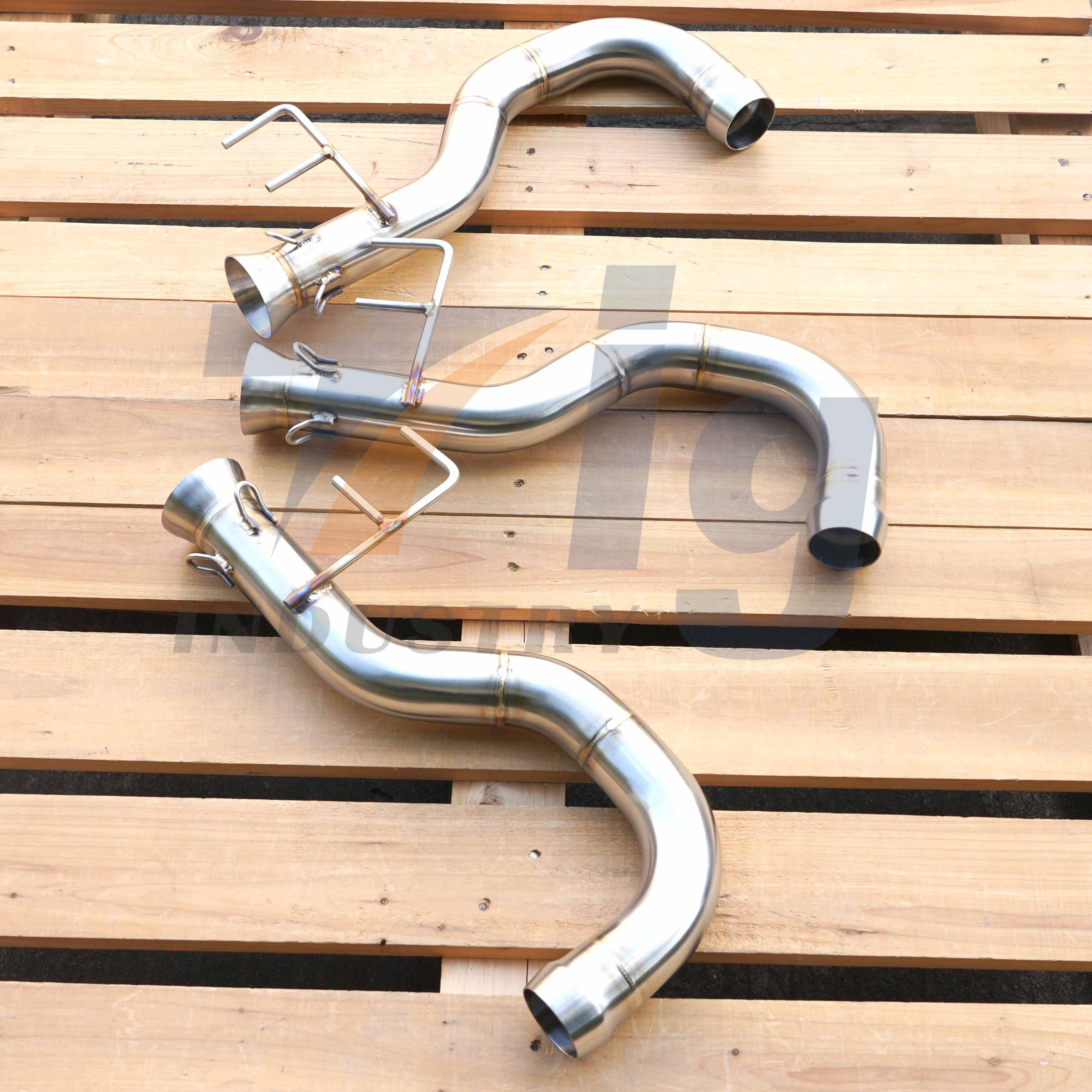 Can-Am Spyder F3 Stock Muffler Modified Exhaust Mid Link Pipe SS304 2007-2022