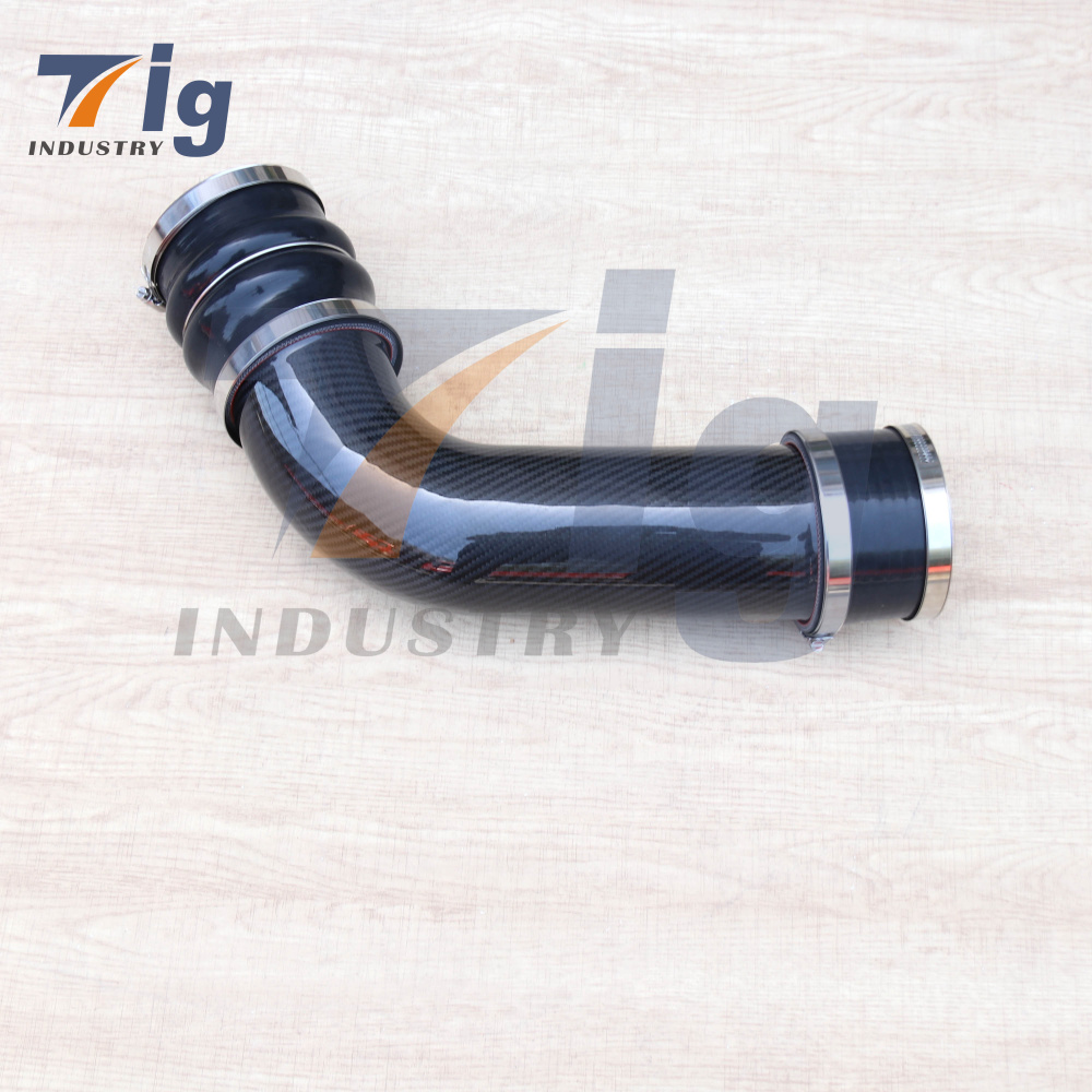 2017-2019 GM 6.6L DURAMAX DRY CARBON FIBER TURBO INLET UPGRADE KIT