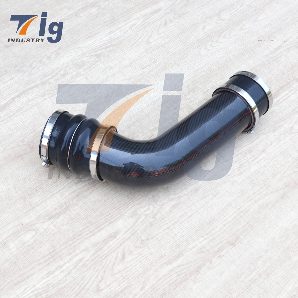 2017-2019 GM 6.6L DURAMAX DRY CARBON FIBER TURBO INLET UPGRADE KIT