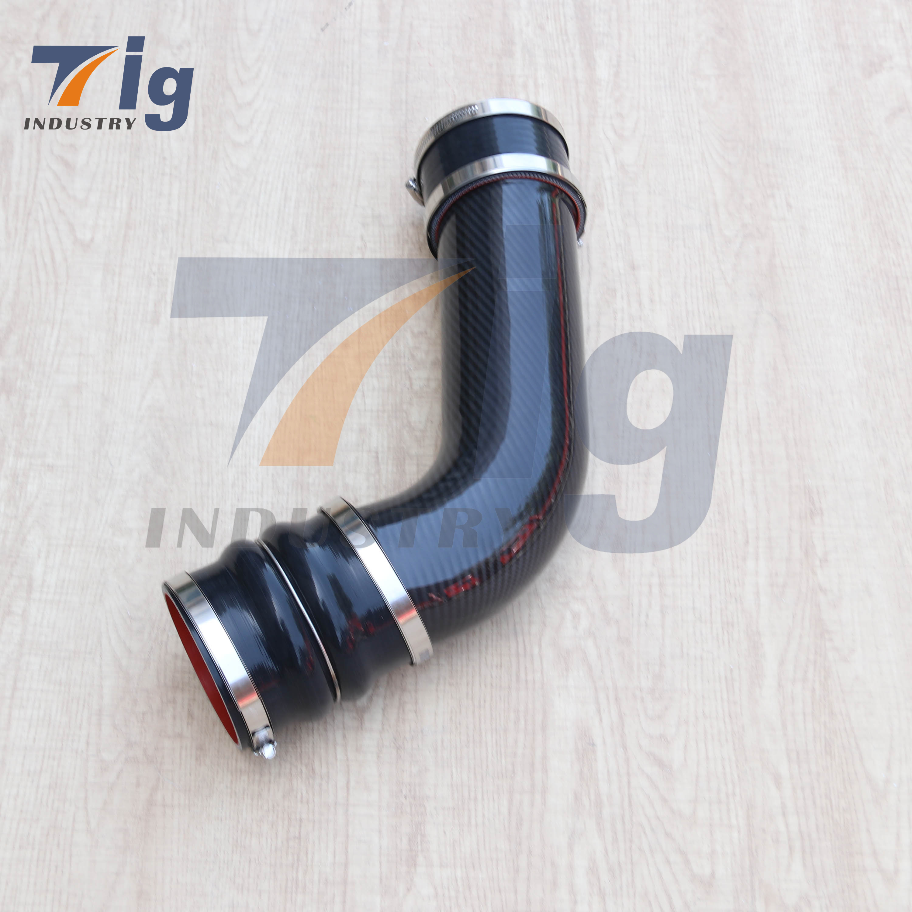 2017-2019 GM 6.6L DURAMAX DRY CARBON FIBER TURBO INLET UPGRADE KIT