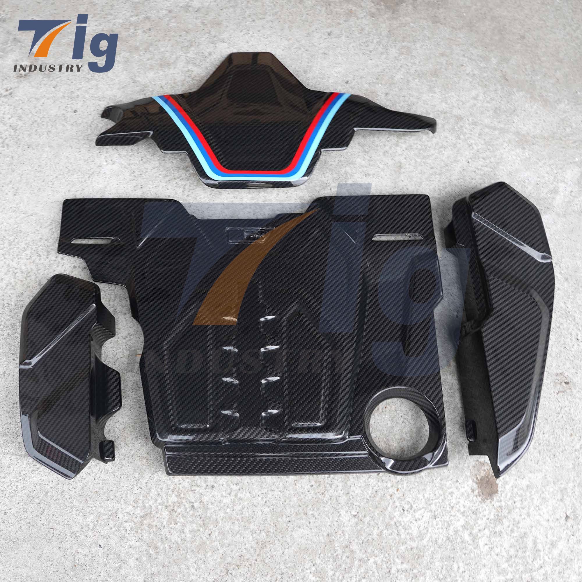 BMW F90 M5 Engine Compartment Dry Carbon Trim Cover