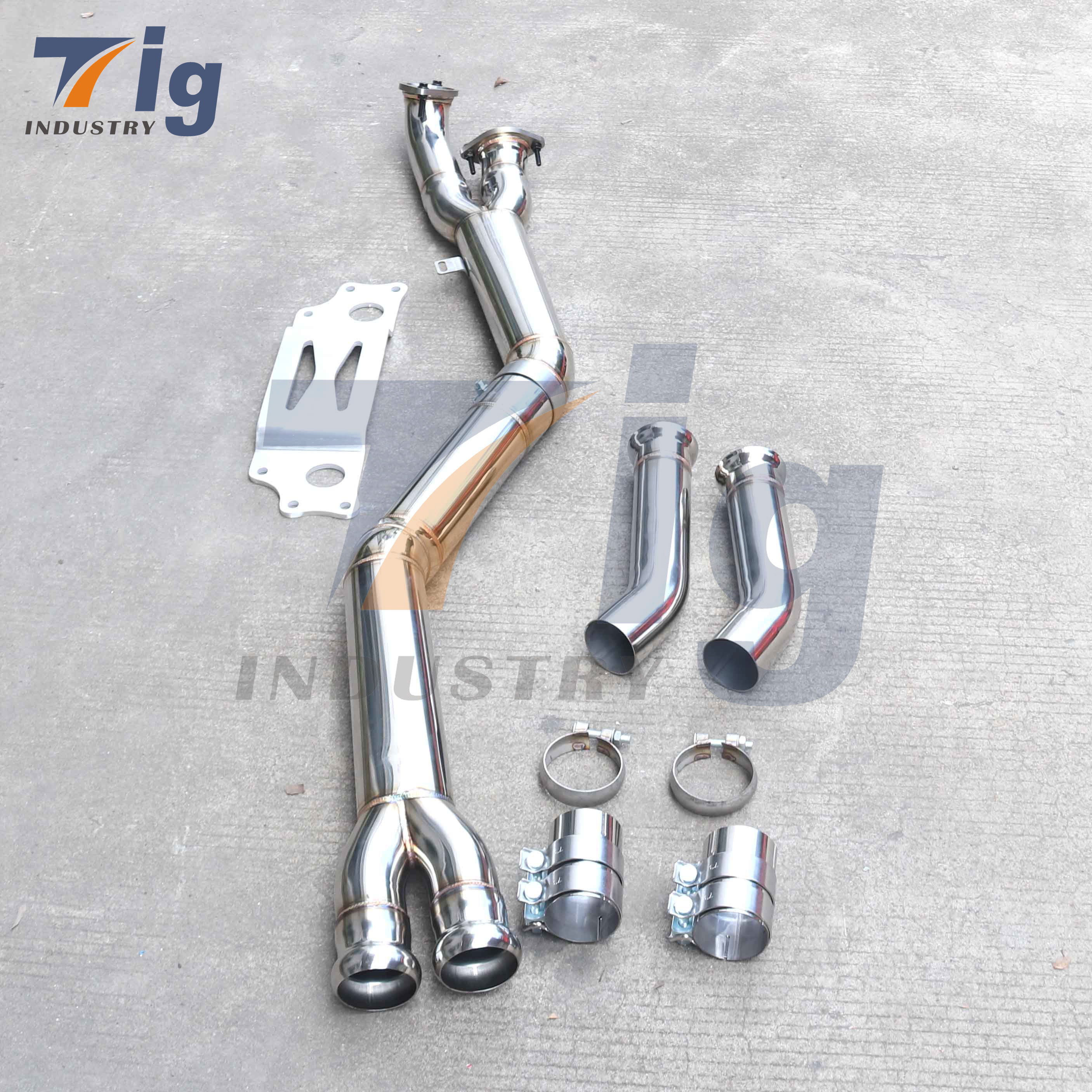 Single Midpipe For BMW G87 M2 Exhaust Downpipe