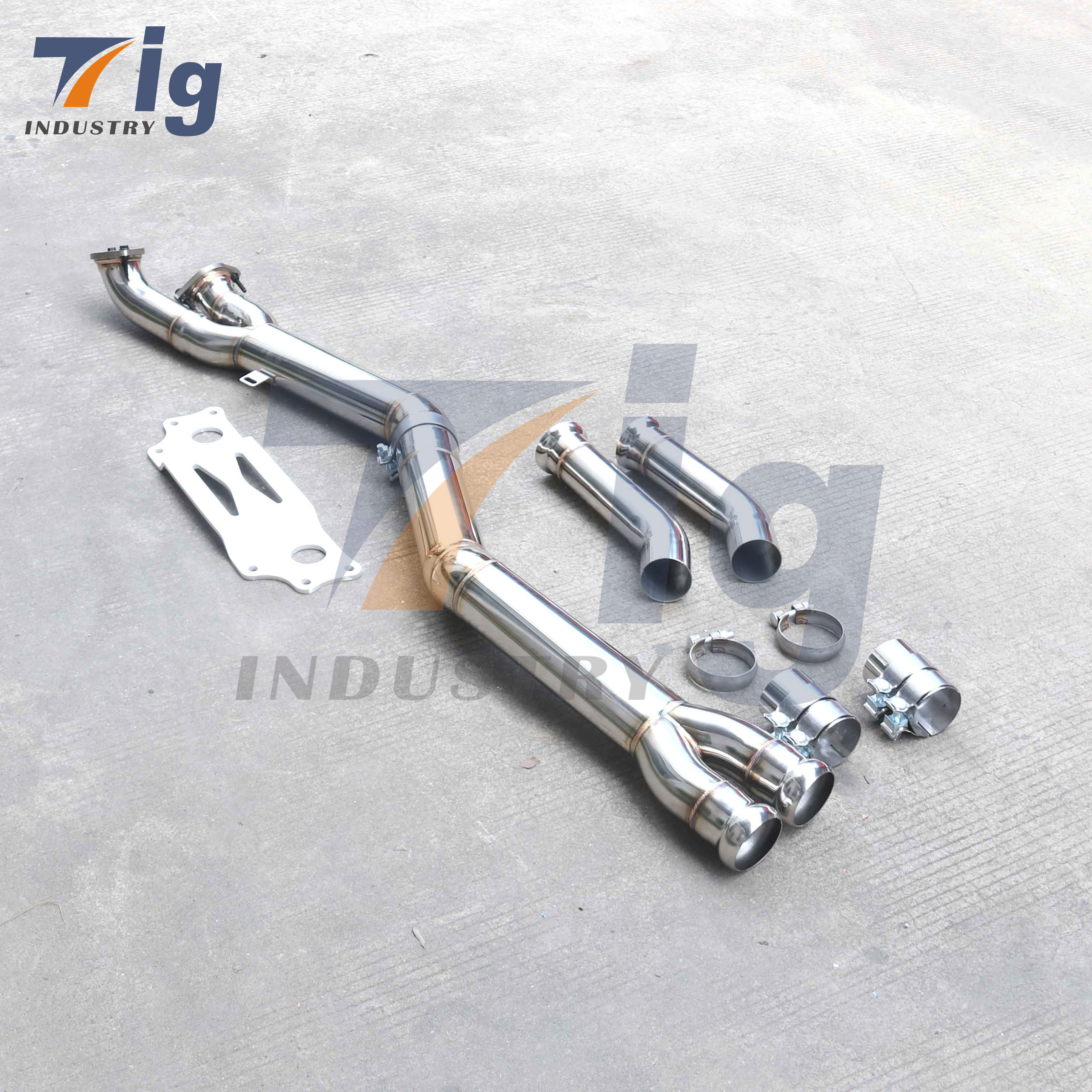 Single Midpipe For BMW G87 M2 Exhaust Downpipe