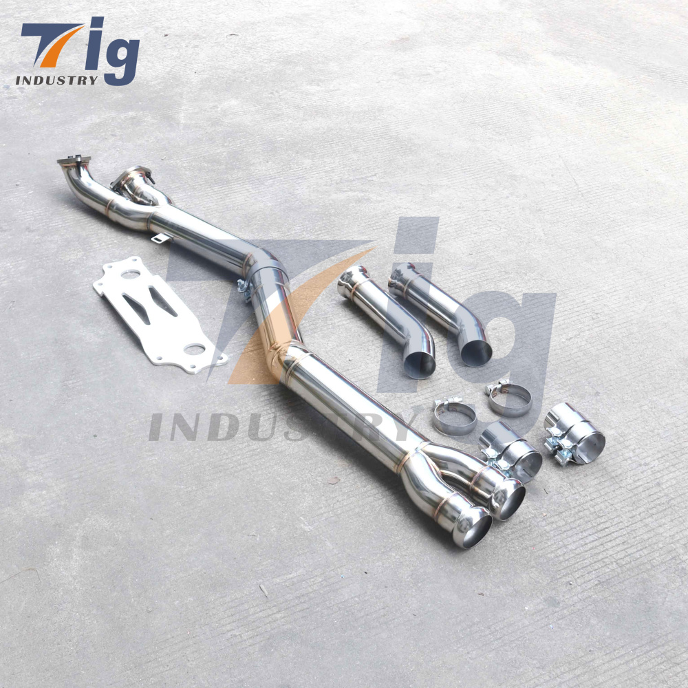 Single Midpipe For BMW G87 M2 Exhaust Downpipe