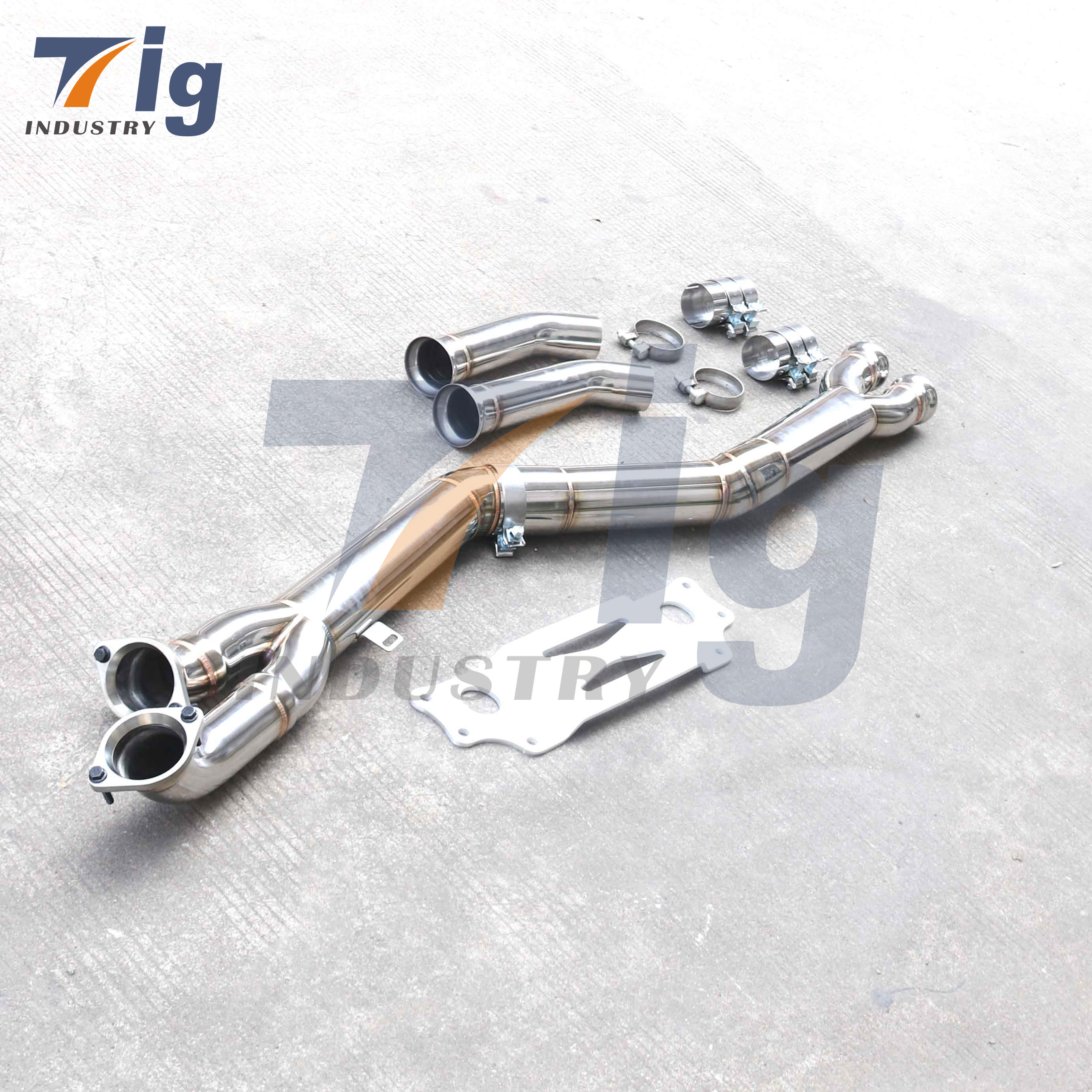 Single Midpipe For BMW G87 M2 Exhaust Downpipe