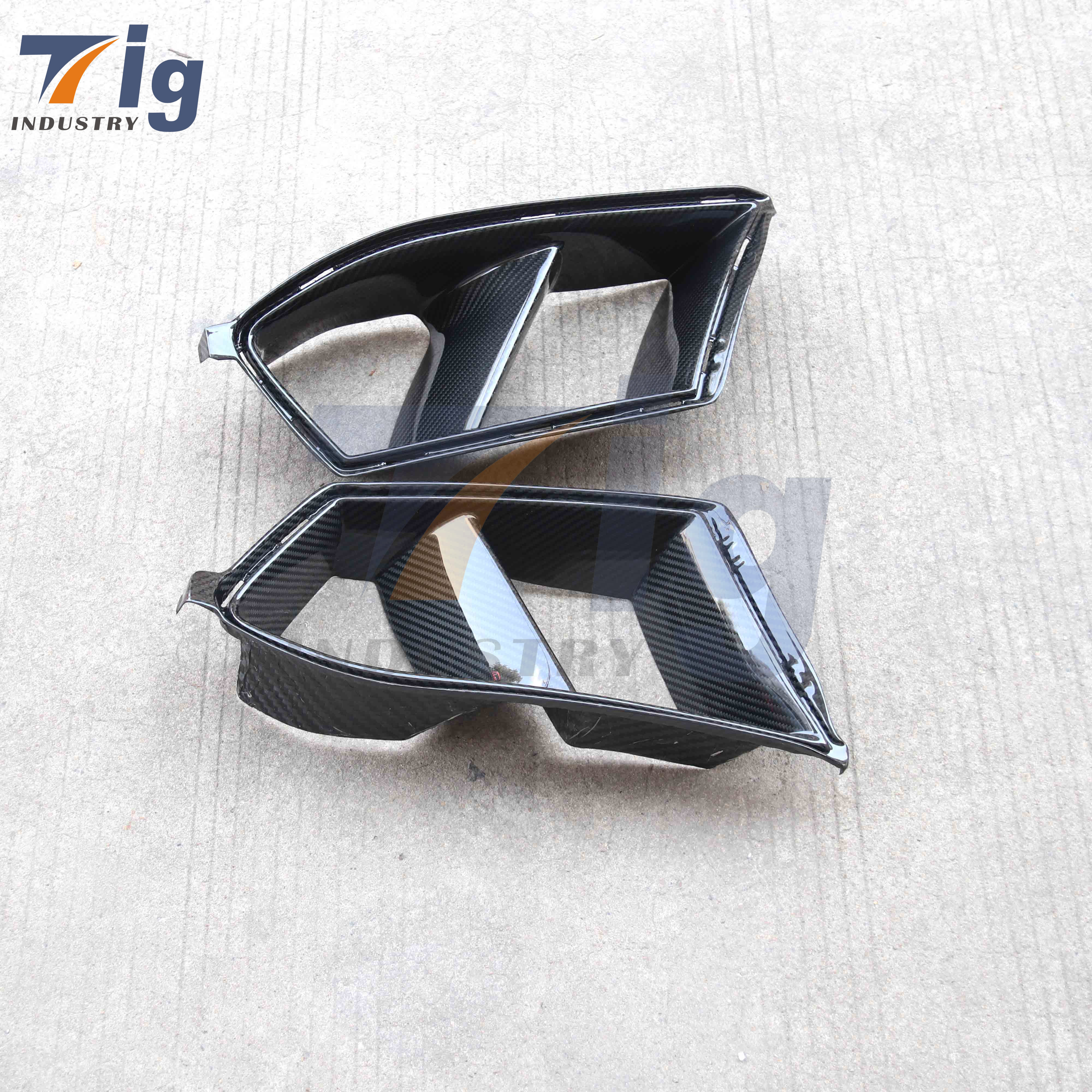BMW G80 M3 G82 G83 M4 Dry Carbon Fiber Front Bumper Air Inlet Duct Vent Replacement 2021-2024
