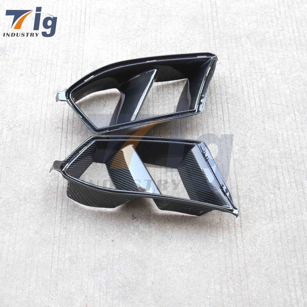 BMW G80 M3 G82 G83 M4 Dry Carbon Fiber Front Bumper Air Inlet Duct Vent Replacement 2021-2024
