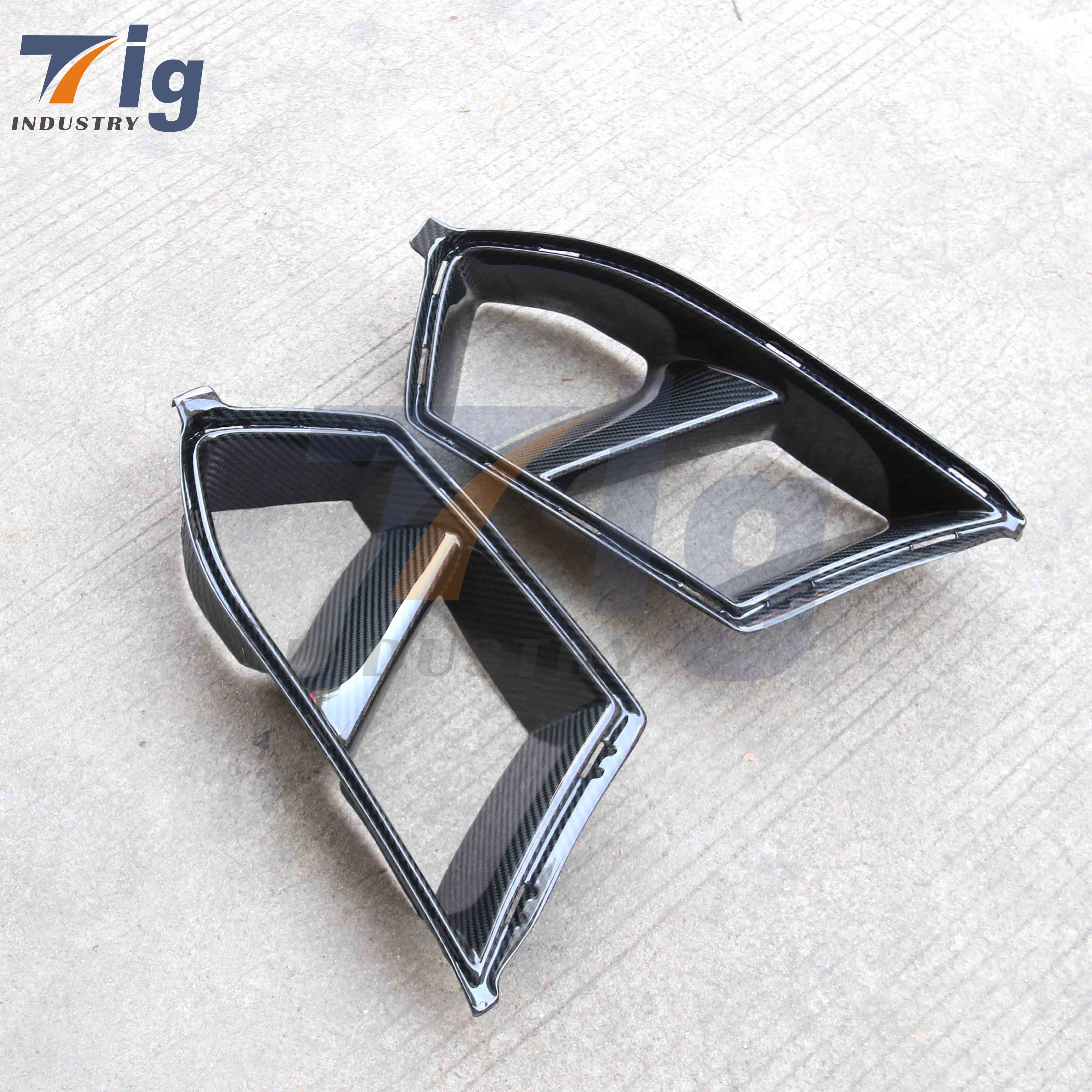 BMW G80 M3 G82 G83 M4 Dry Carbon Fiber Front Bumper Air Inlet Duct Vent Replacement 2021-2024