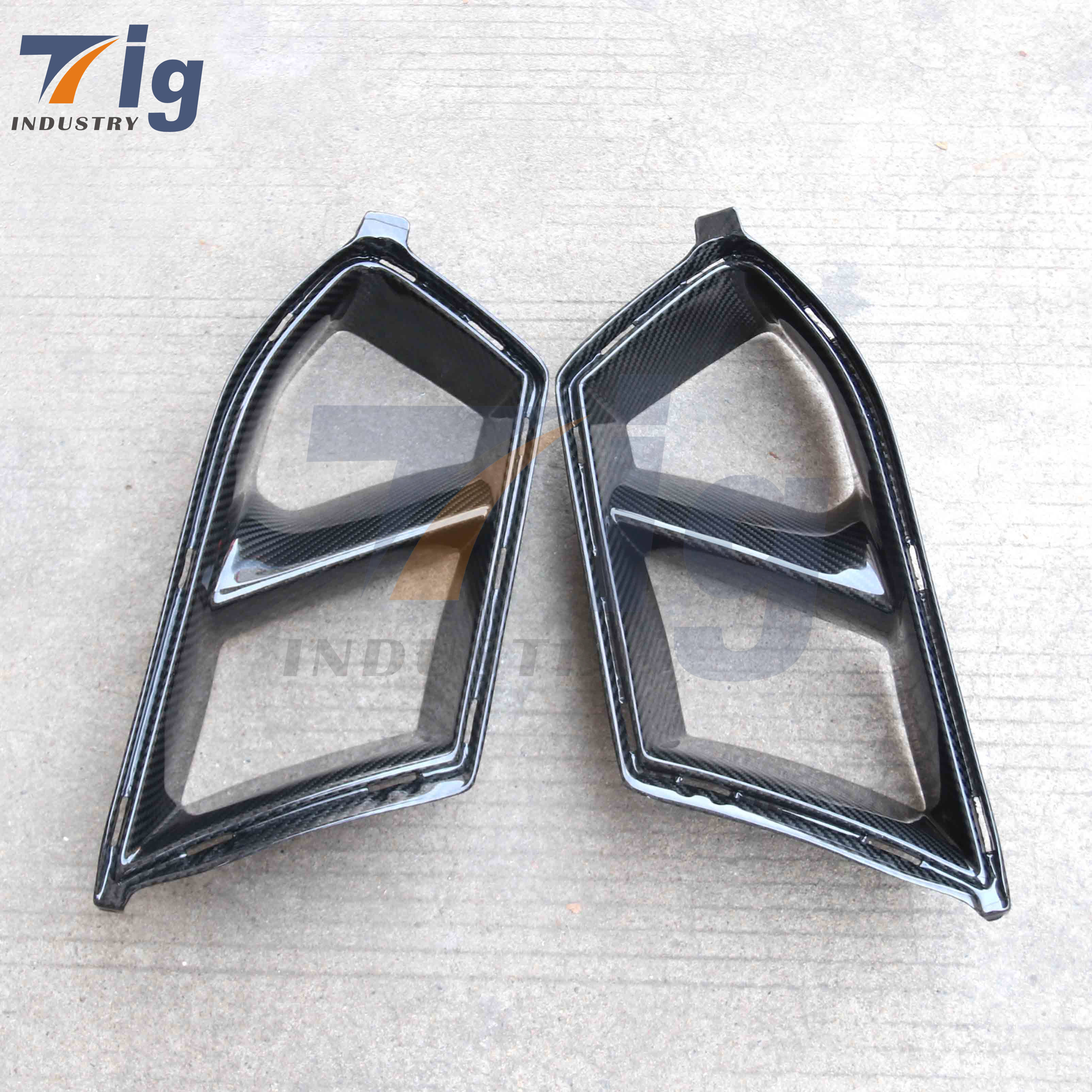 BMW G80 M3 G82 G83 M4 Dry Carbon Fiber Front Bumper Air Inlet Duct Vent Replacement 2021-2024