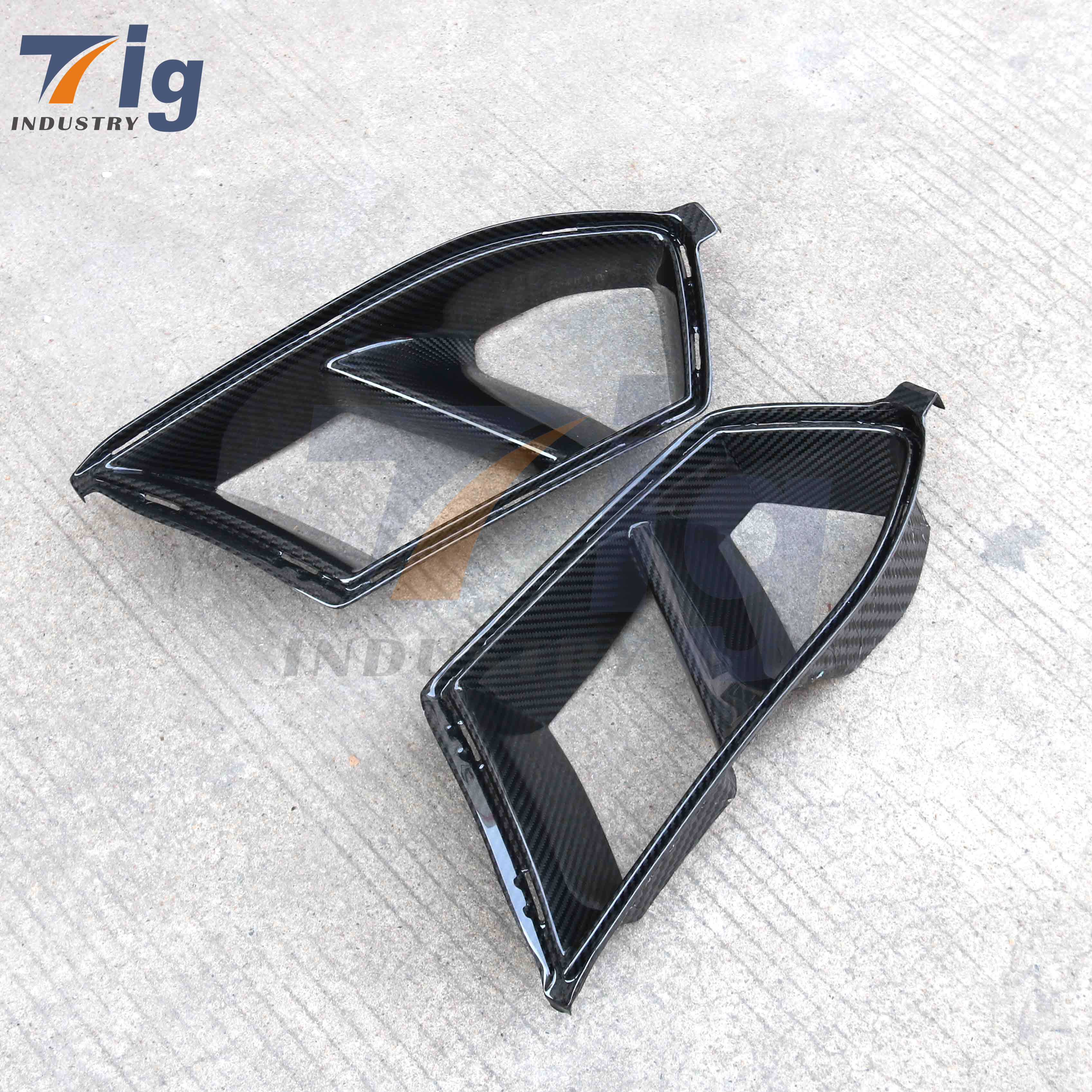 BMW G80 M3 G82 G83 M4 Dry Carbon Fiber Front Bumper Air Inlet Duct Vent Replacement 2021-2024