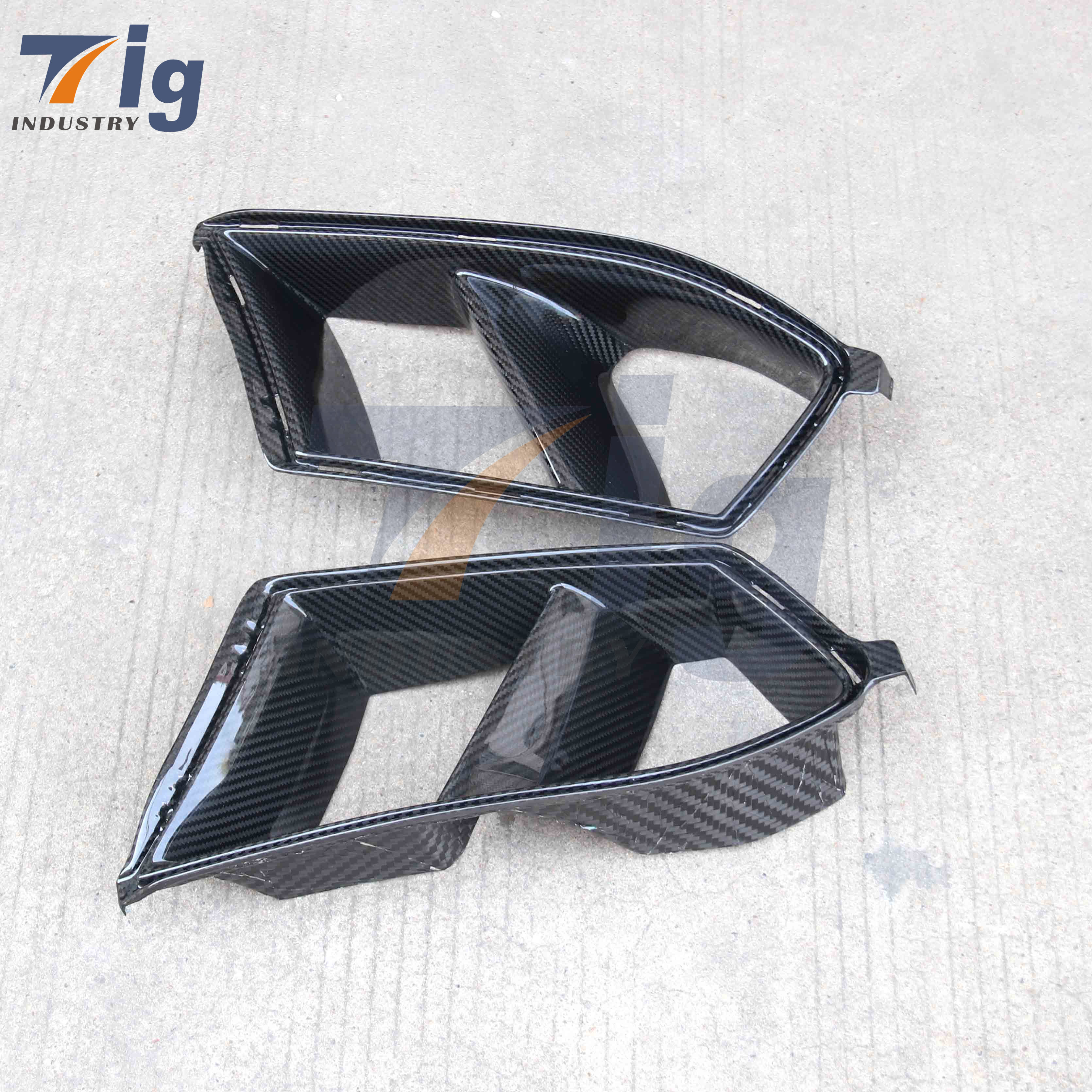 BMW G80 M3 G82 G83 M4 Dry Carbon Fiber Front Bumper Air Inlet Duct Vent Replacement 2021-2024