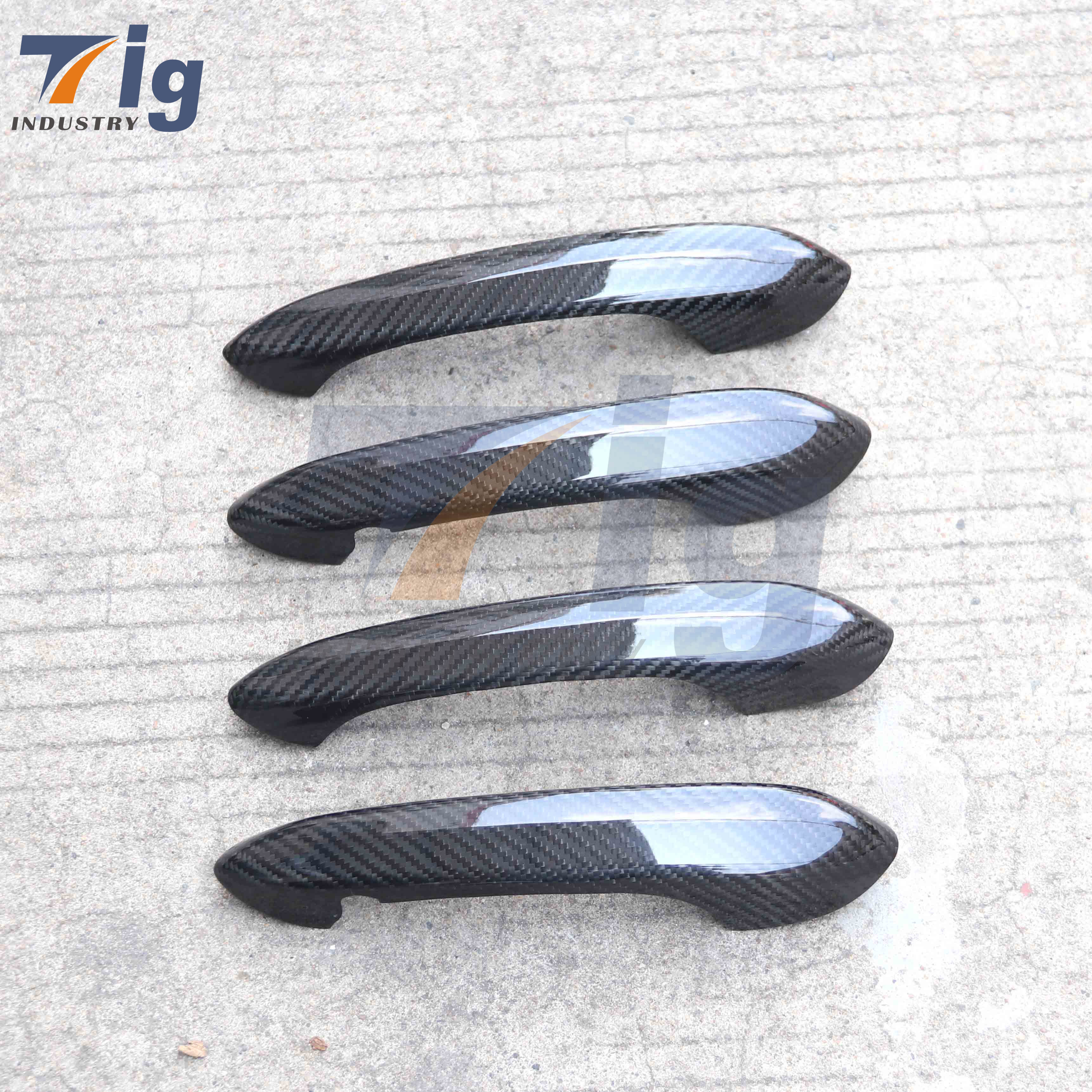 Dry Carbon Fiber Car Side Body Door Handle Cover Trim BMW G20 3 Series G14 G15 G16 2020+ G01 X3 G02 X4 G05 X5 G06 X6 G07 X7(Carbon Fiber 4 Door)