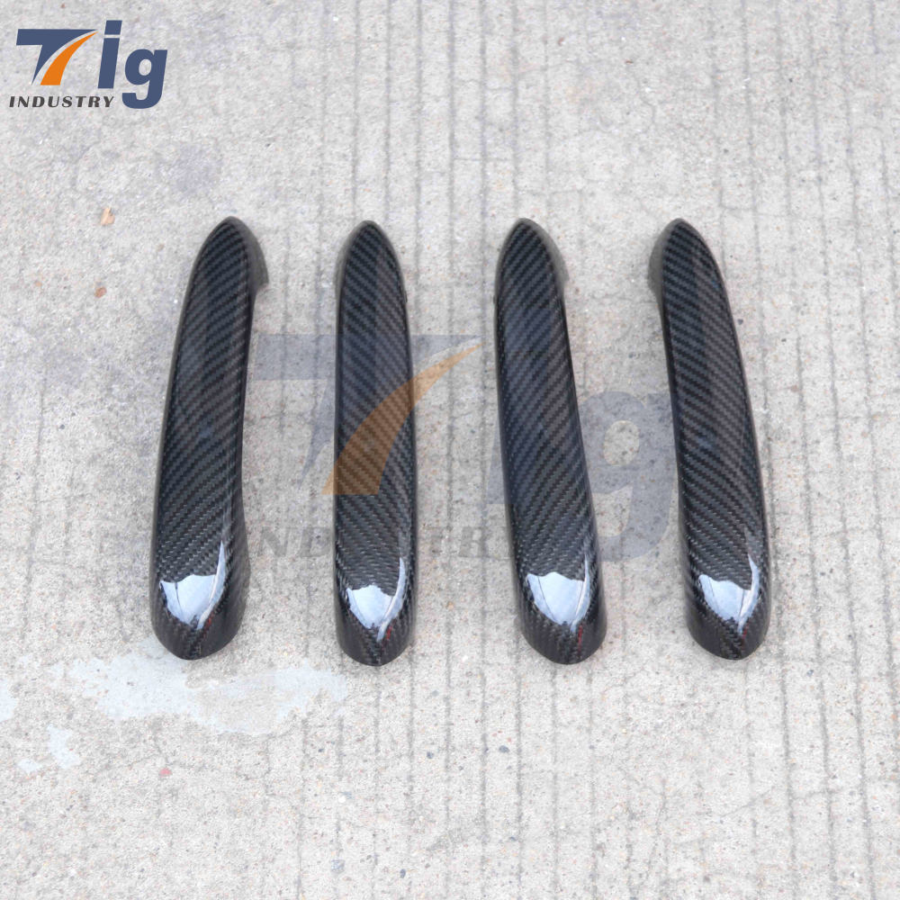 Dry Carbon Fiber Car Side Body Door Handle Cover Trim BMW G20 3 Series G14 G15 G16 2020+ G01 X3 G02 X4 G05 X5 G06 X6 G07 X7(Carbon Fiber 4 Door)
