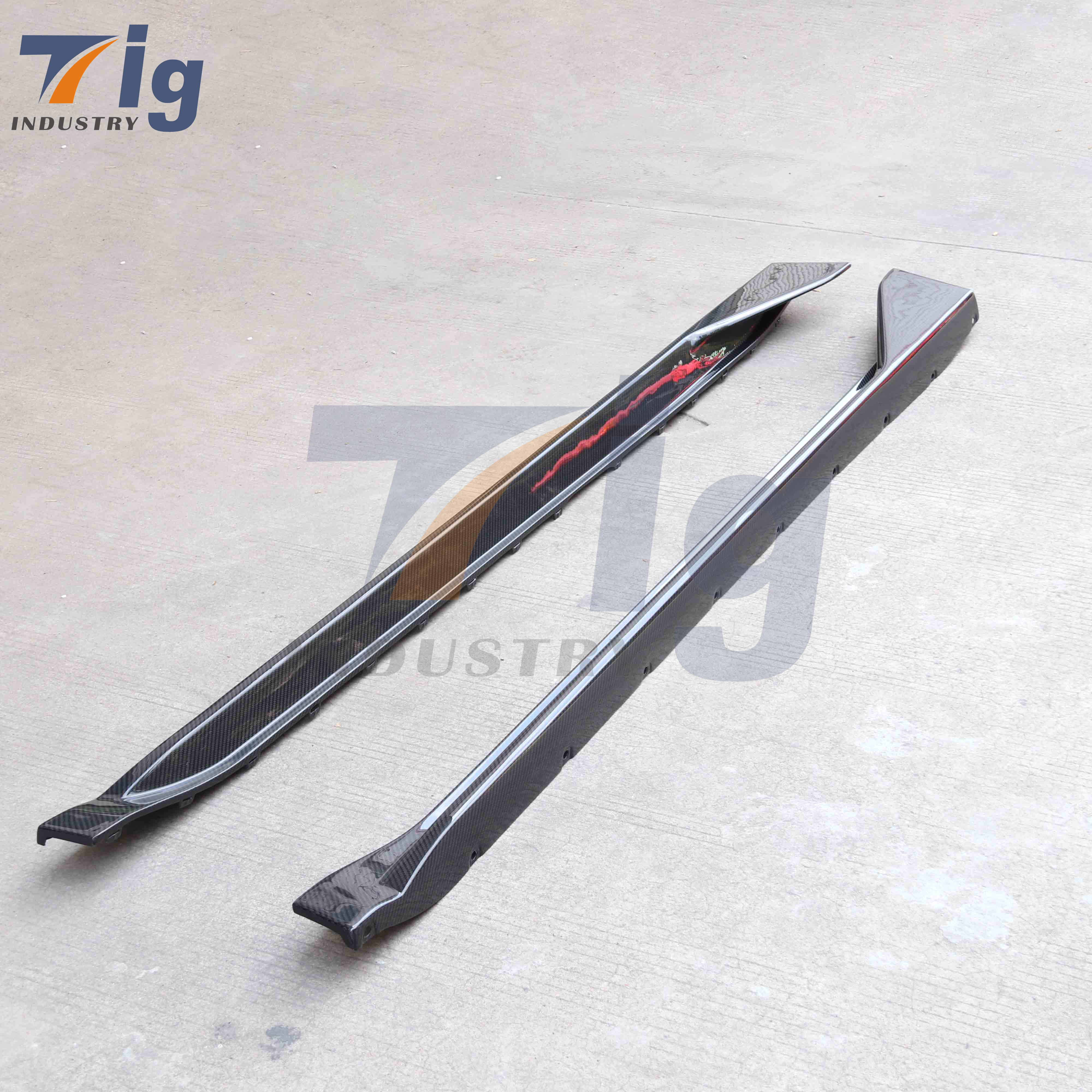 MP Style Real Carbon Fiber Side Skirt Extension Replacement for 2021-2025 BMW G80 M3