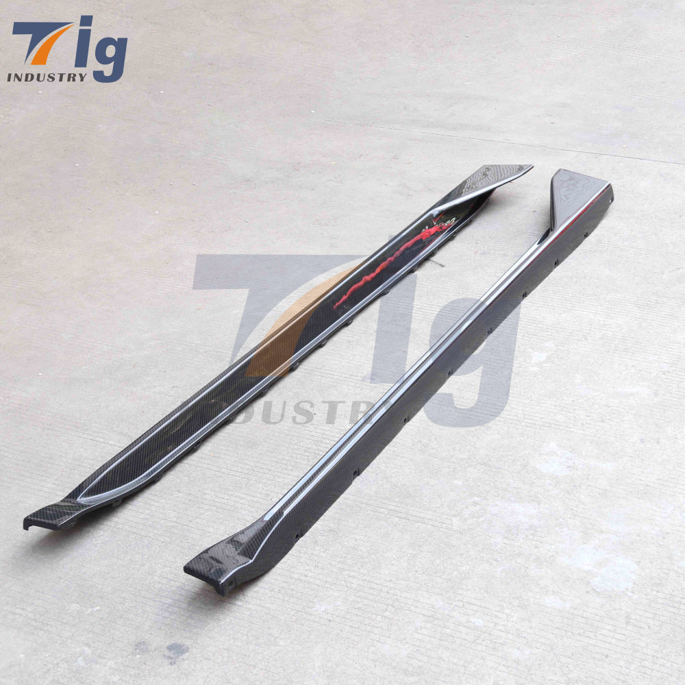 MP Style Real Carbon Fiber Side Skirt Extension Replacement for 2021-2025 BMW G80 M3