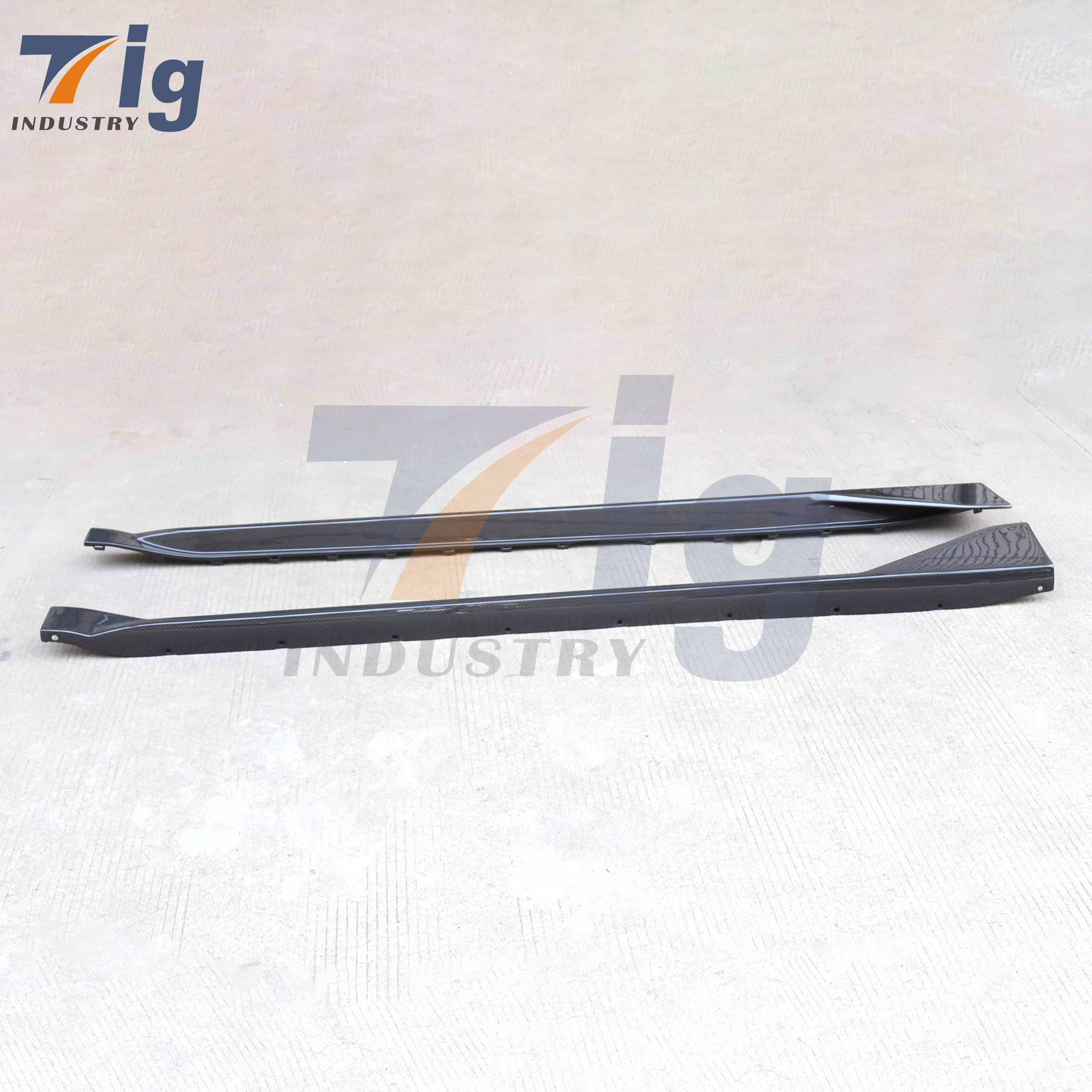 MP Style Real Carbon Fiber Side Skirt Extension Replacement for 2021-2025 BMW G80 M3
