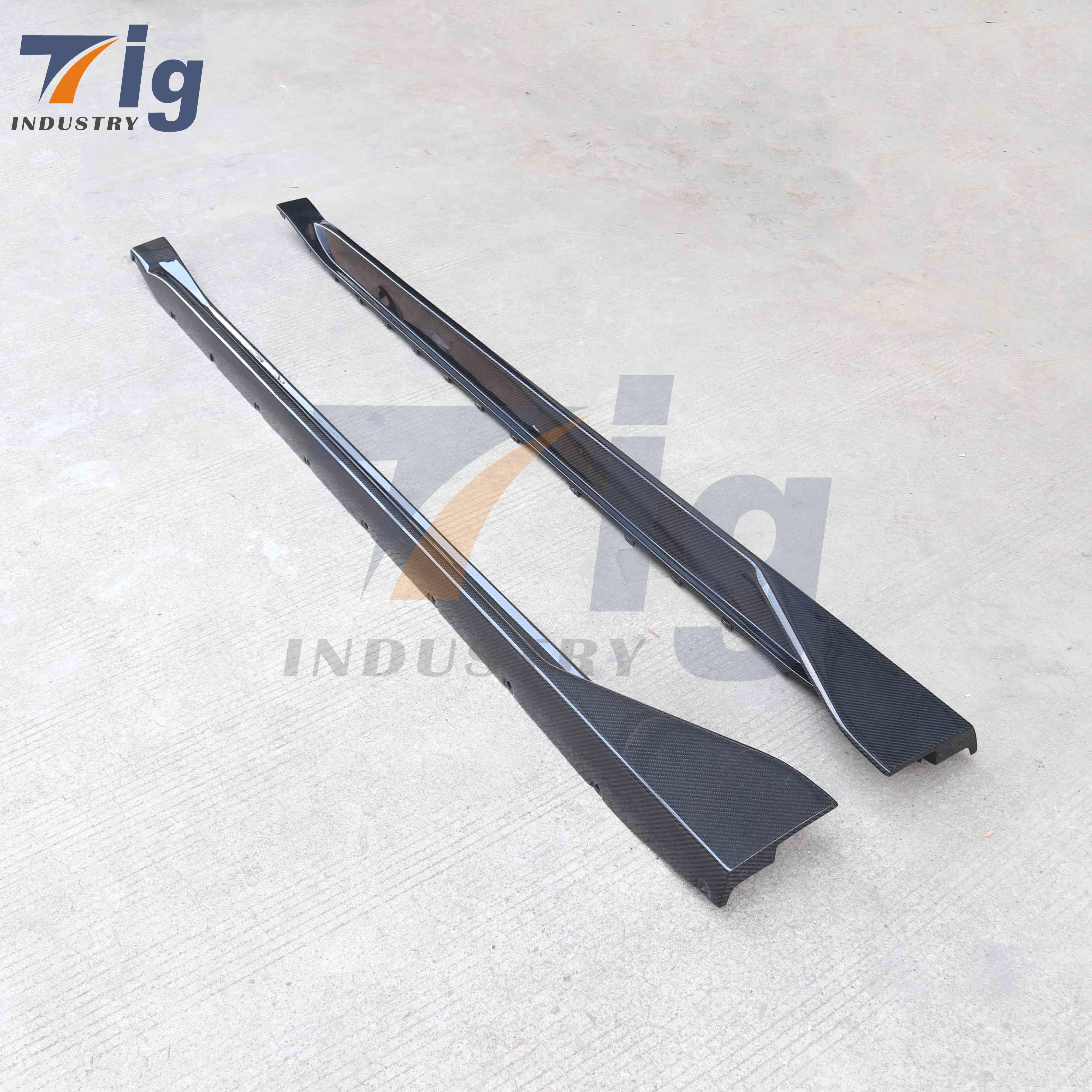 MP Style Real Carbon Fiber Side Skirt Extension Replacement for 2021-2025 BMW G80 M3