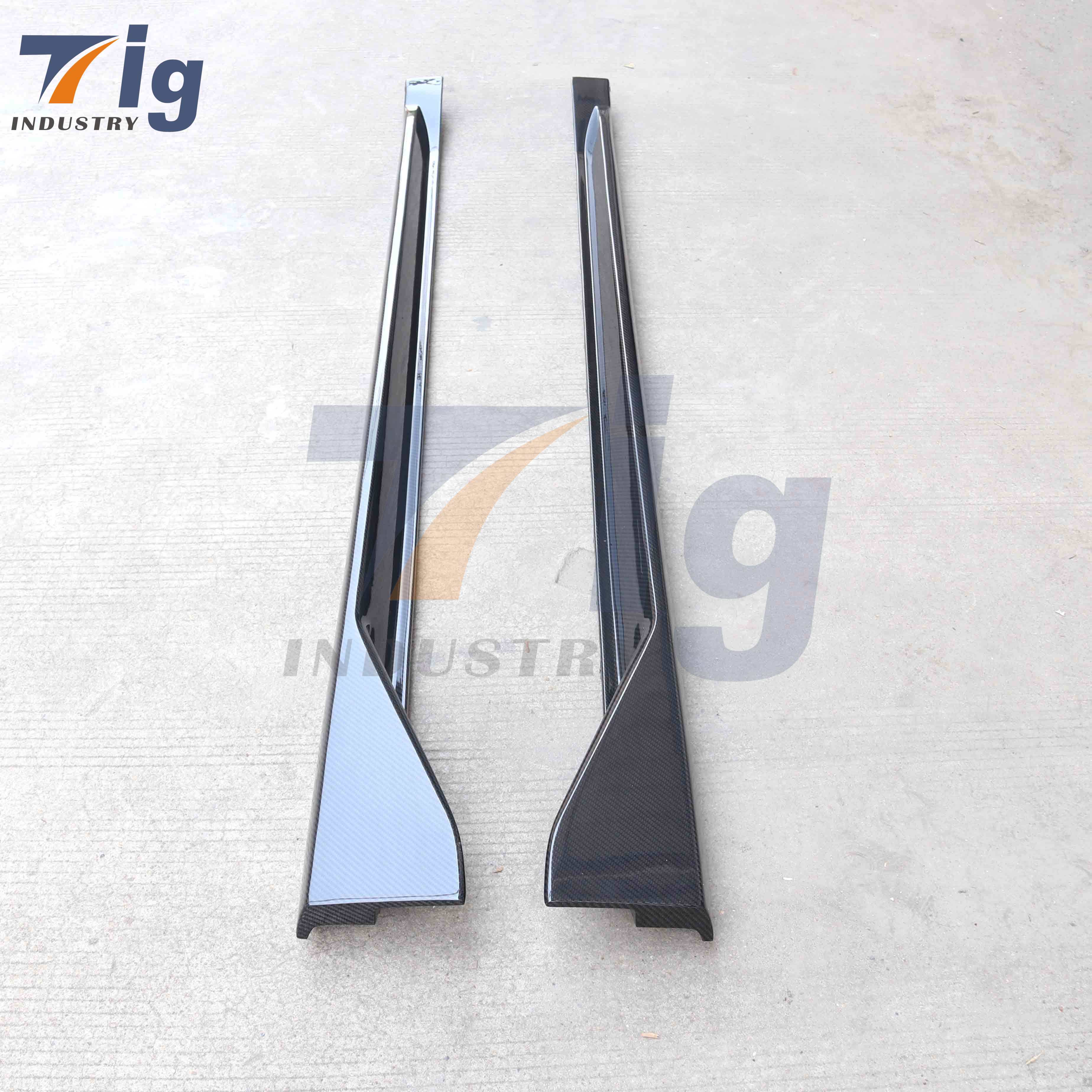 MP Style Real Carbon Fiber Side Skirt Extension Replacement for 2021-2025 BMW G80 M3