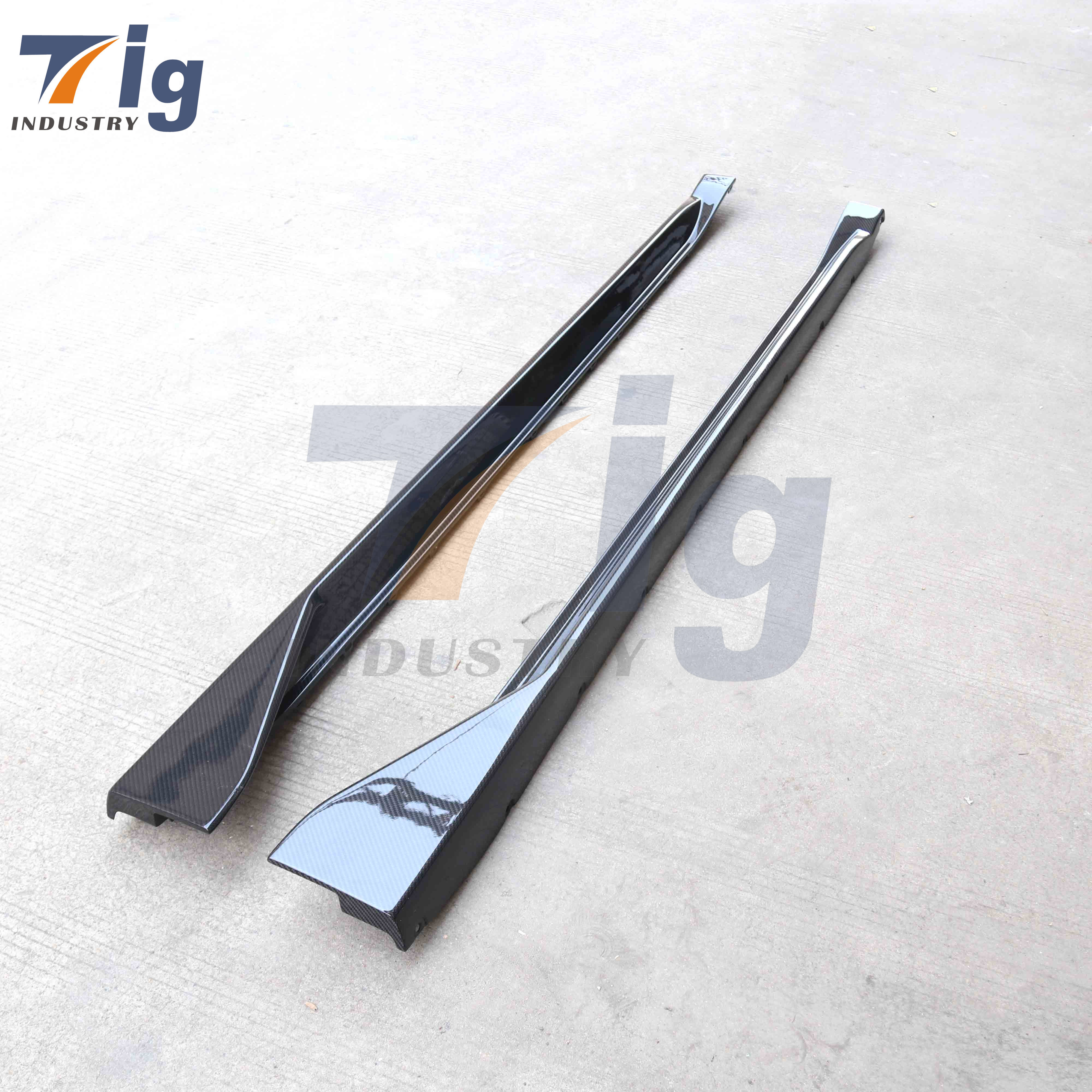 MP Style Real Carbon Fiber Side Skirt Extension Replacement for 2021-2025 BMW G80 M3