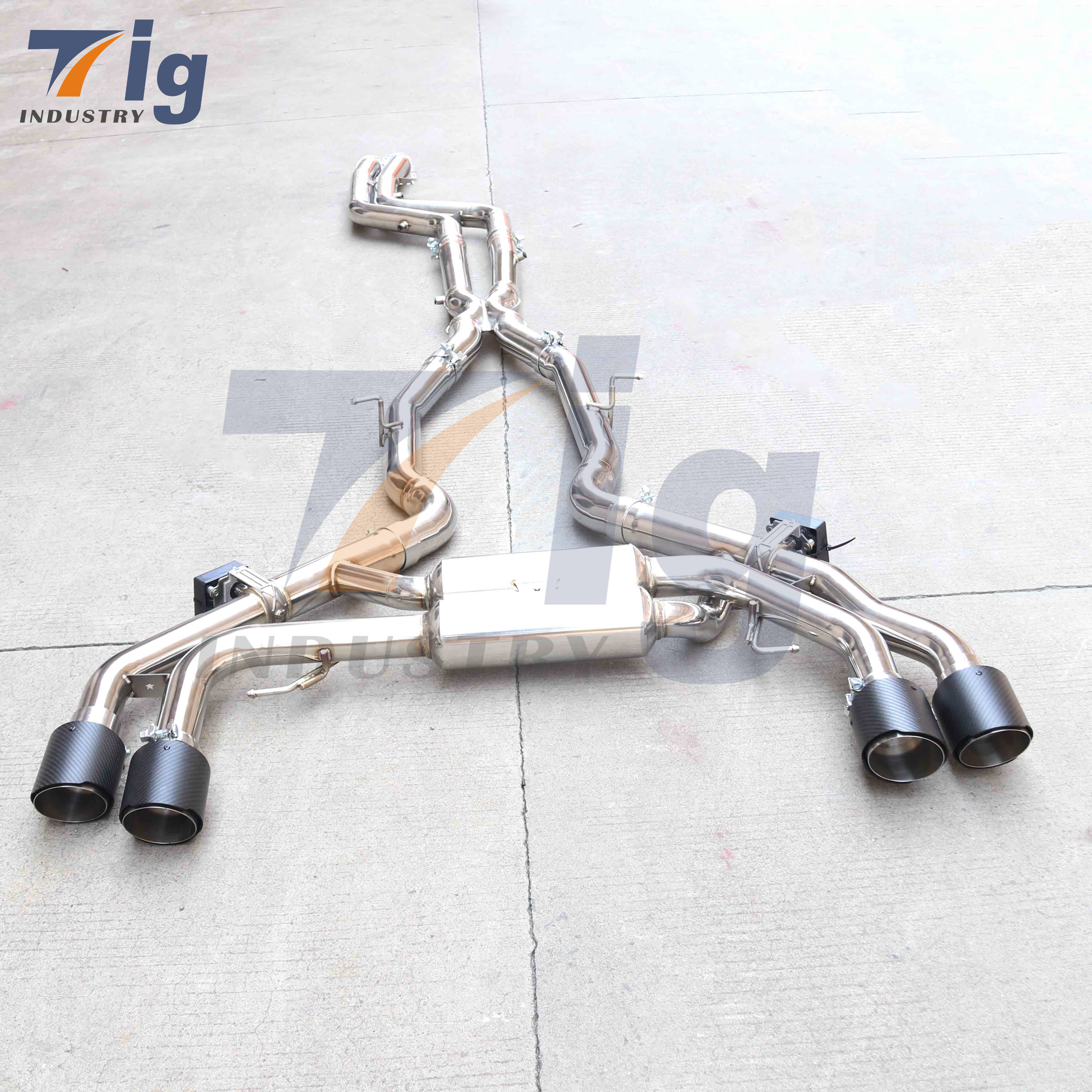 X3M F97 X4M F98 4.4T S58 3.0T Twin Tube Exhaust Catback 2019-2022