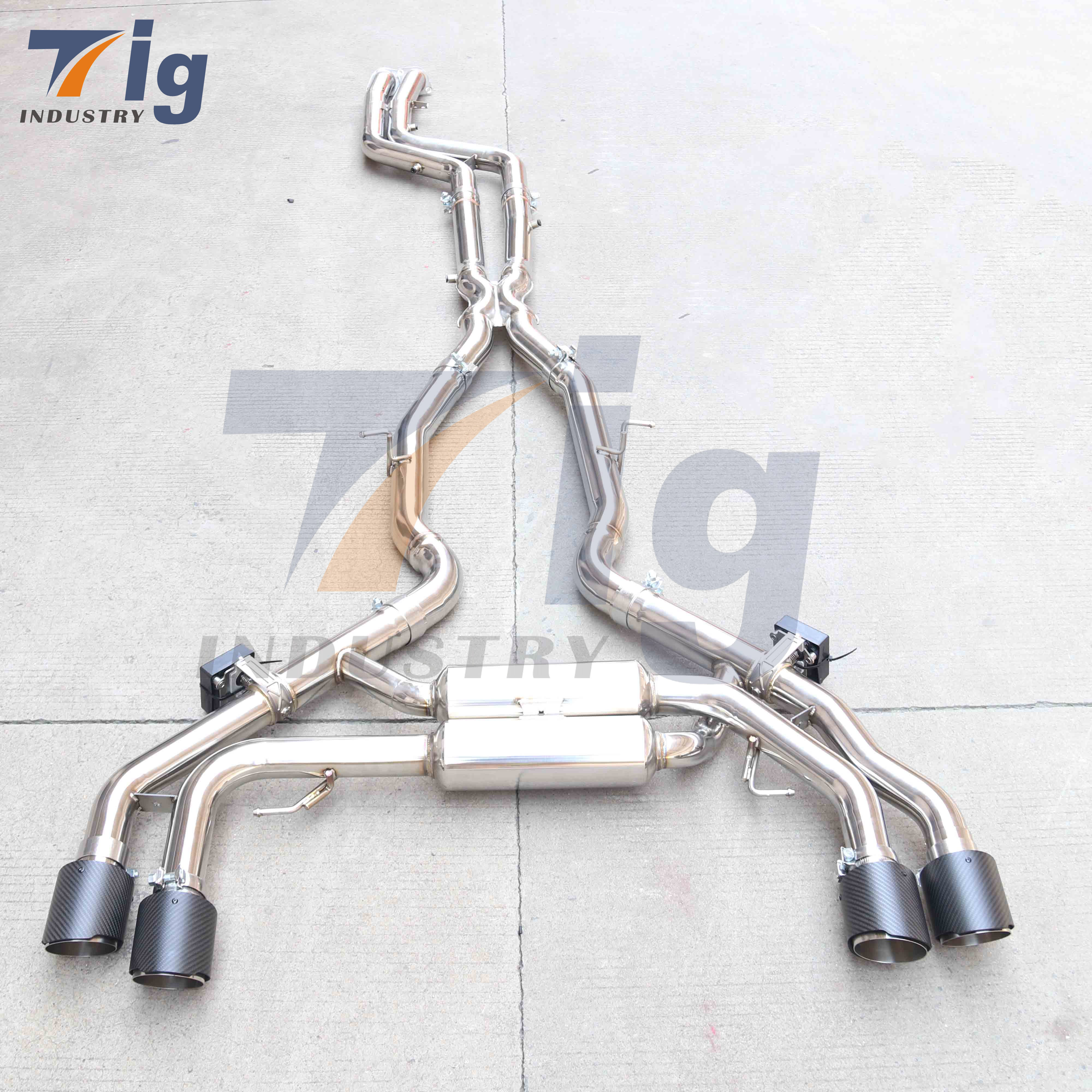 X3M F97 X4M F98 4.4T S58 3.0T Twin Tube Exhaust Catback 2019-2022