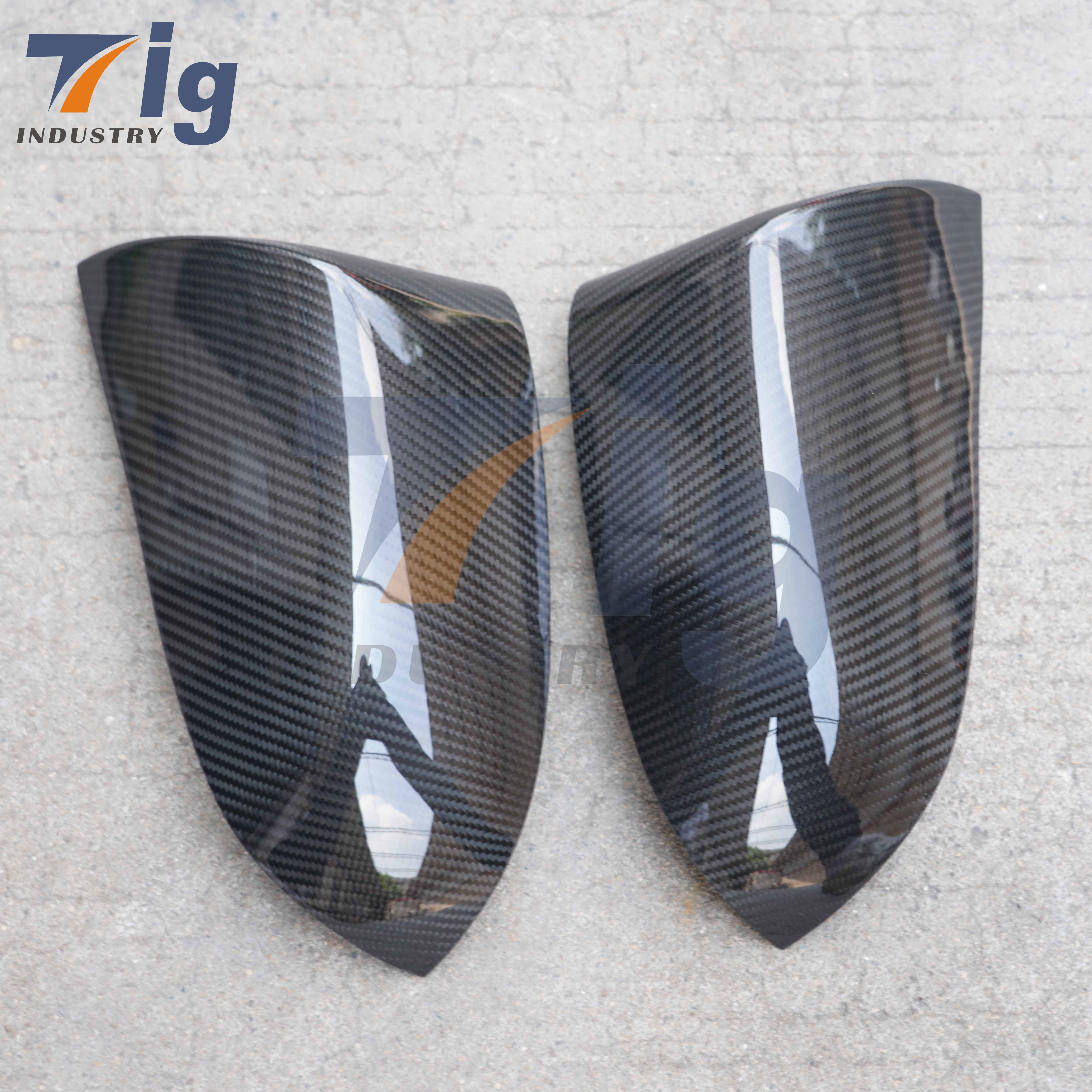 X5M X6M F85 F86 Dry Carbon Fiber Replacement Rearview Mirror Housing Cover Automotive Accessories