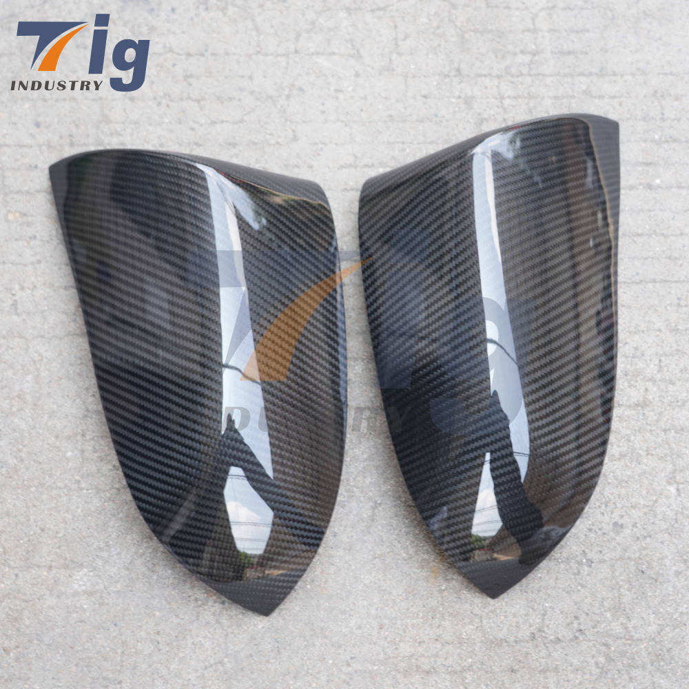 X5M X6M F85 F86 Dry Carbon Fiber Replacement Rearview Mirror Housing Cover Automotive Accessories