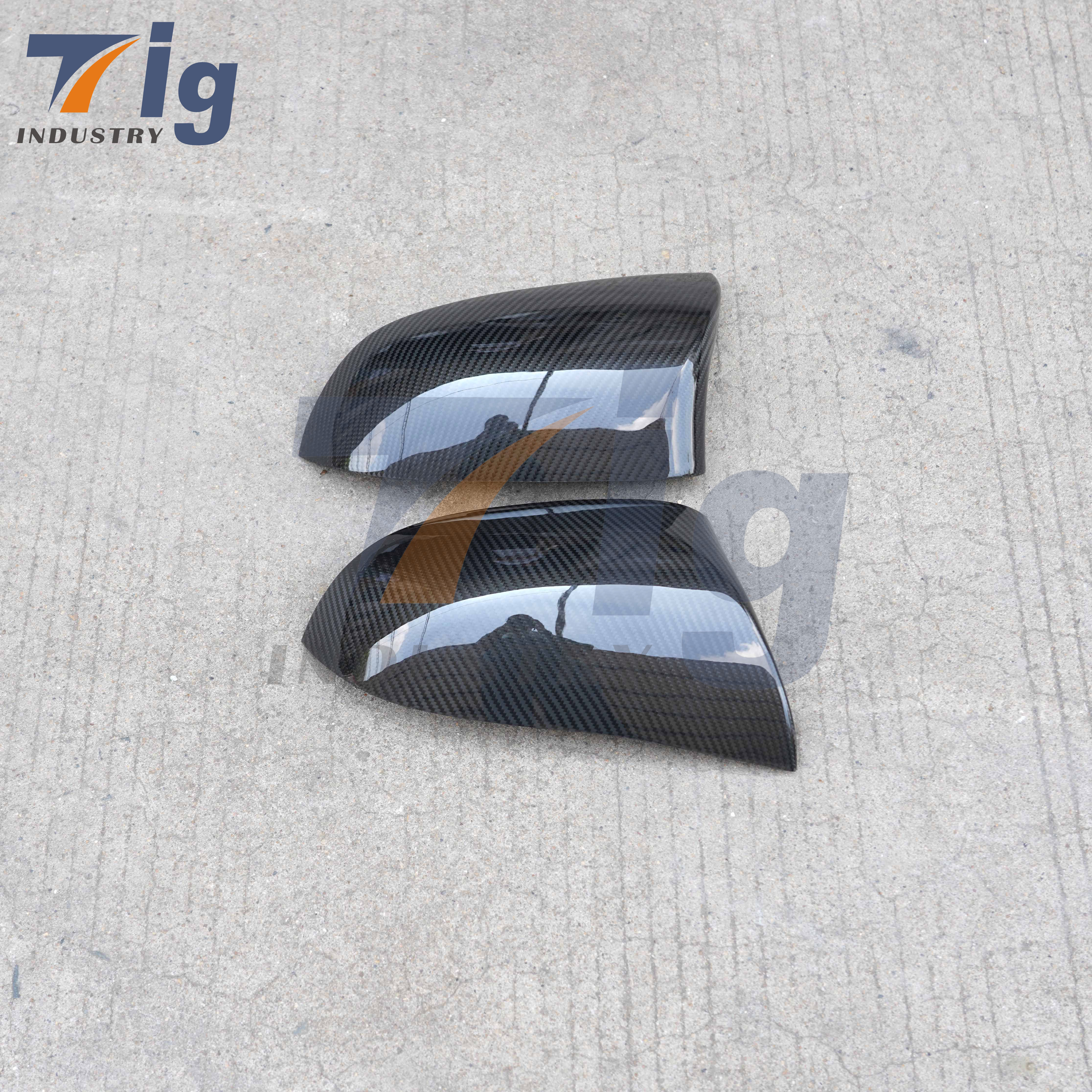 X5M X6M F85 F86 Dry Carbon Fiber Replacement Rearview Mirror Housing Cover Automotive Accessories