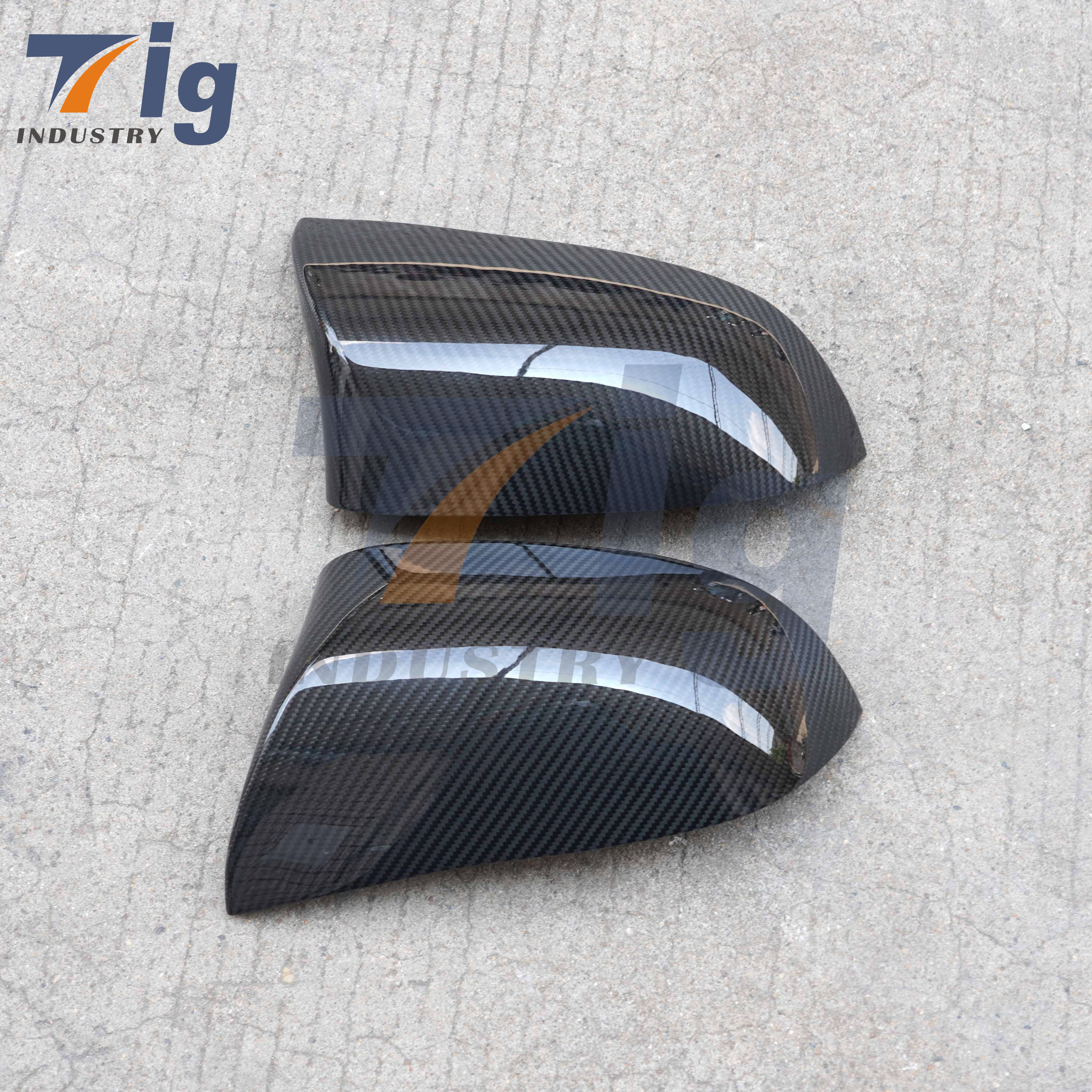 X5M X6M F85 F86 Dry Carbon Fiber Replacement Rearview Mirror Housing Cover Automotive Accessories
