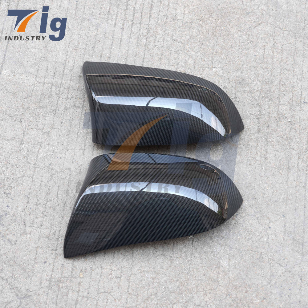 X5M X6M F85 F86 Dry Carbon Fiber Replacement Rearview Mirror Housing Cover Automotive Accessories