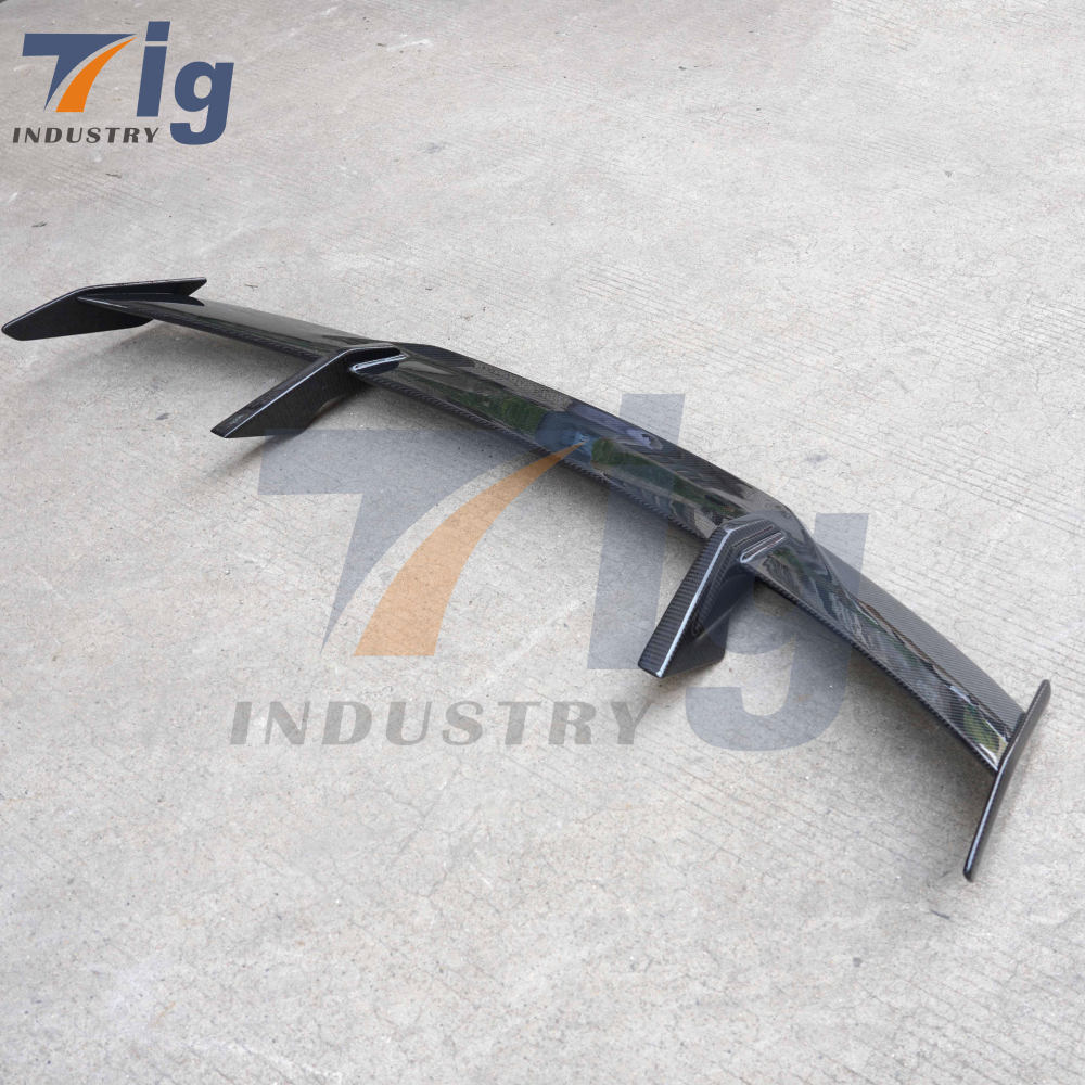 BMW M3 G80 M4 G82 G83 Dry Carbon Fiber Rear Wing 2021+  MP Style Carbon Fiber Tail Fins Rear Trunk Spoiler Guide