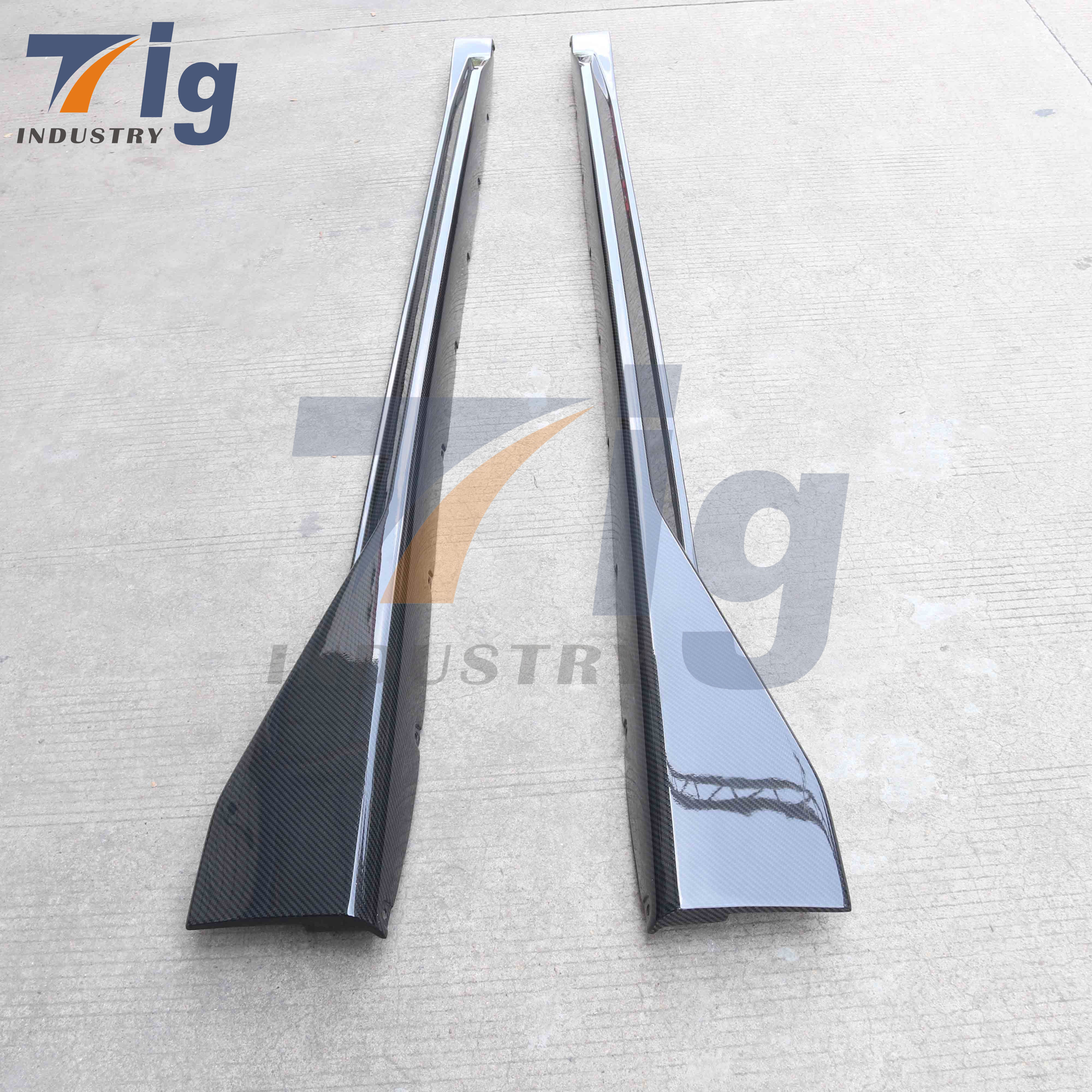 BMW G82 G83 M4 Performance Style Carbon Fiber Side Skirt Extension 2021-2025