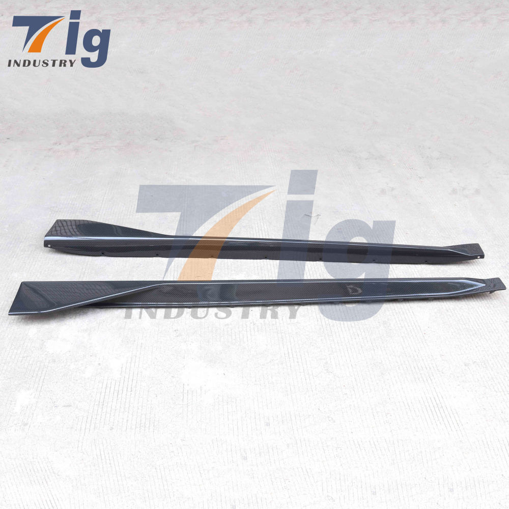 BMW G82 G83 M4 Performance Style Carbon Fiber Side Skirt Extension 2021-2025