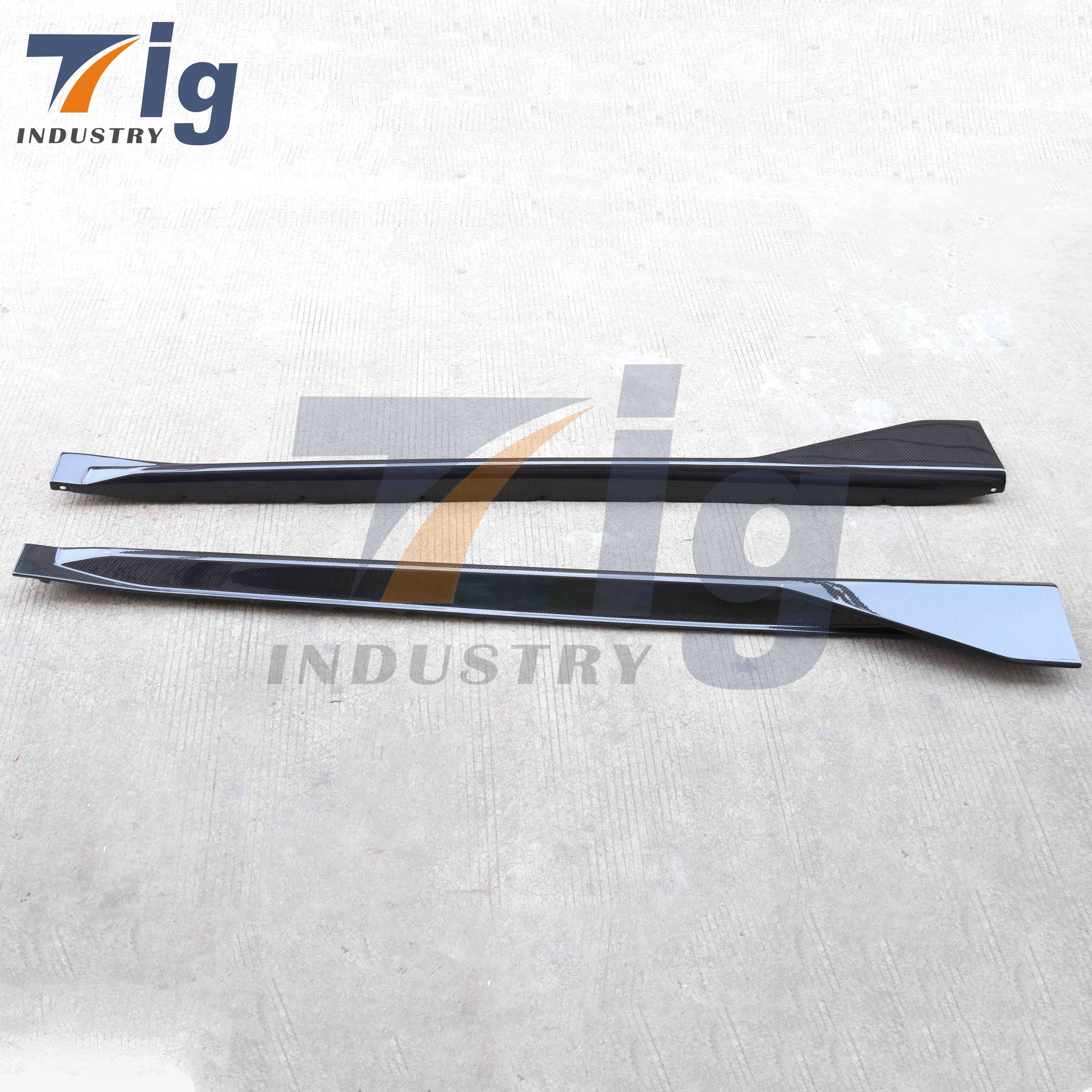 BMW G82 G83 M4 Performance Style Carbon Fiber Side Skirt Extension 2021-2025
