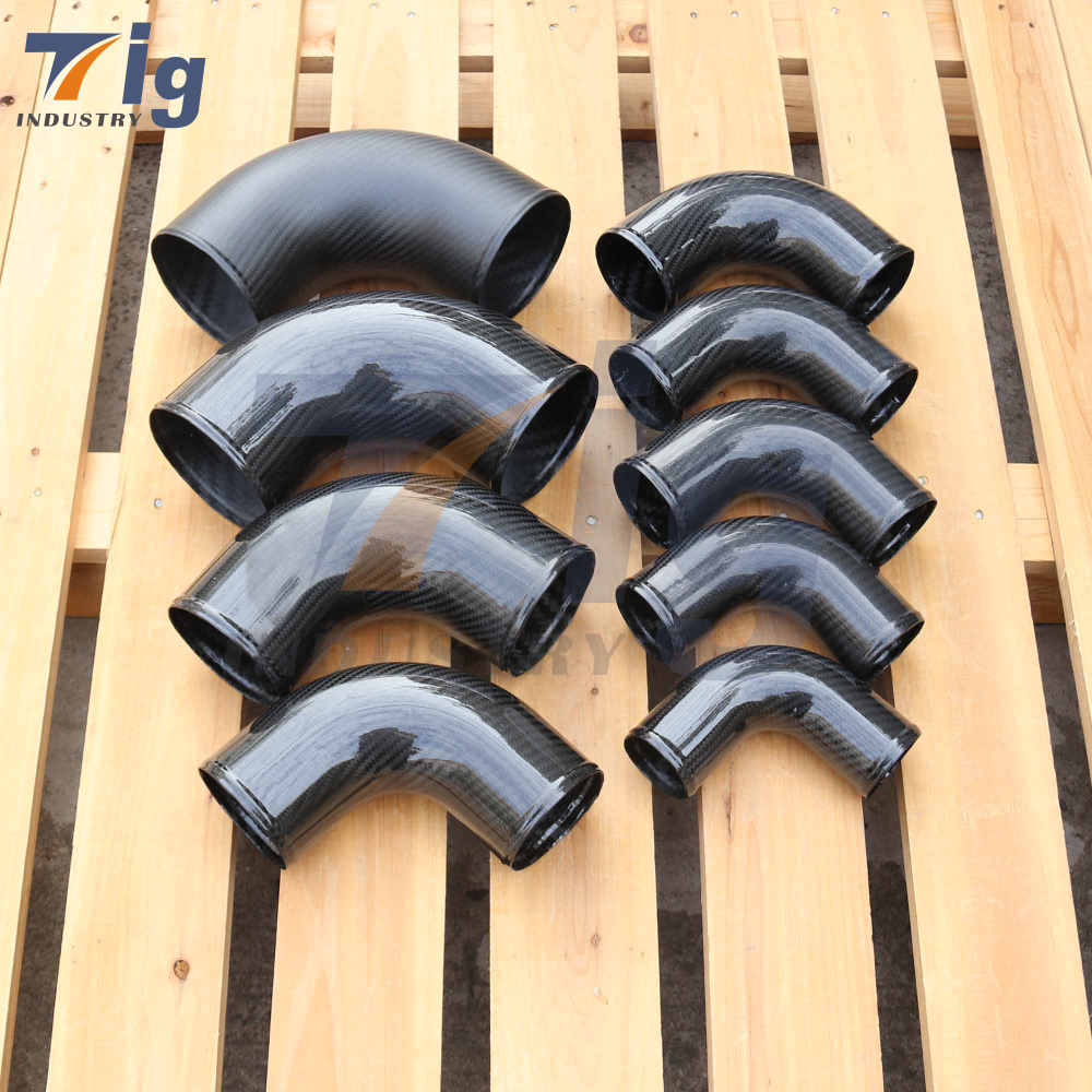 custom carbon fiber intake pipe 40mm 50mm 60mm 70mm 80mm carbon fiber tube 3k carbon fibre tubing