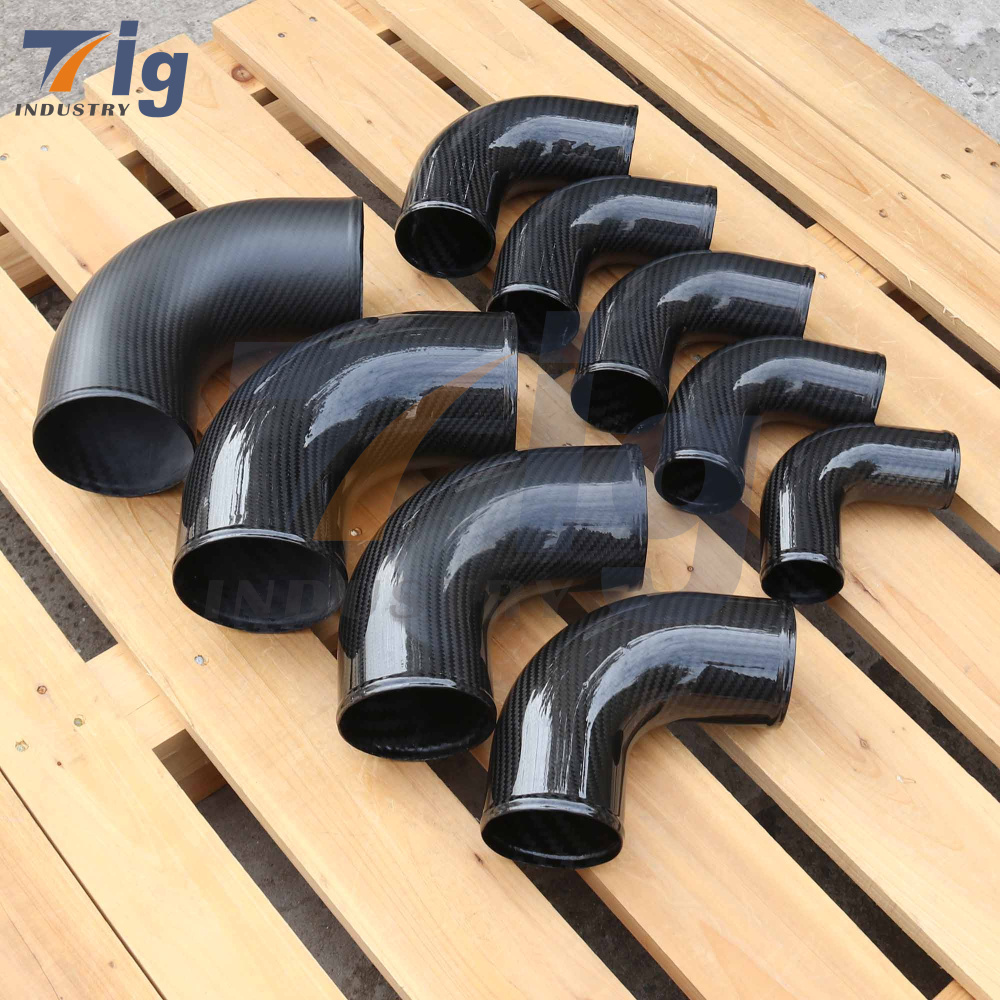 custom carbon fiber intake pipe 40mm 50mm 60mm 70mm 80mm carbon fiber tube 3k carbon fibre tubing