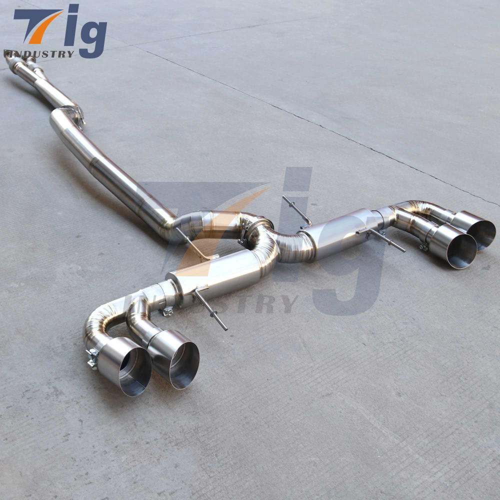 Titanium R35 GTR Monster outlaw 4" exhaust system with Gen2 downpipes kit